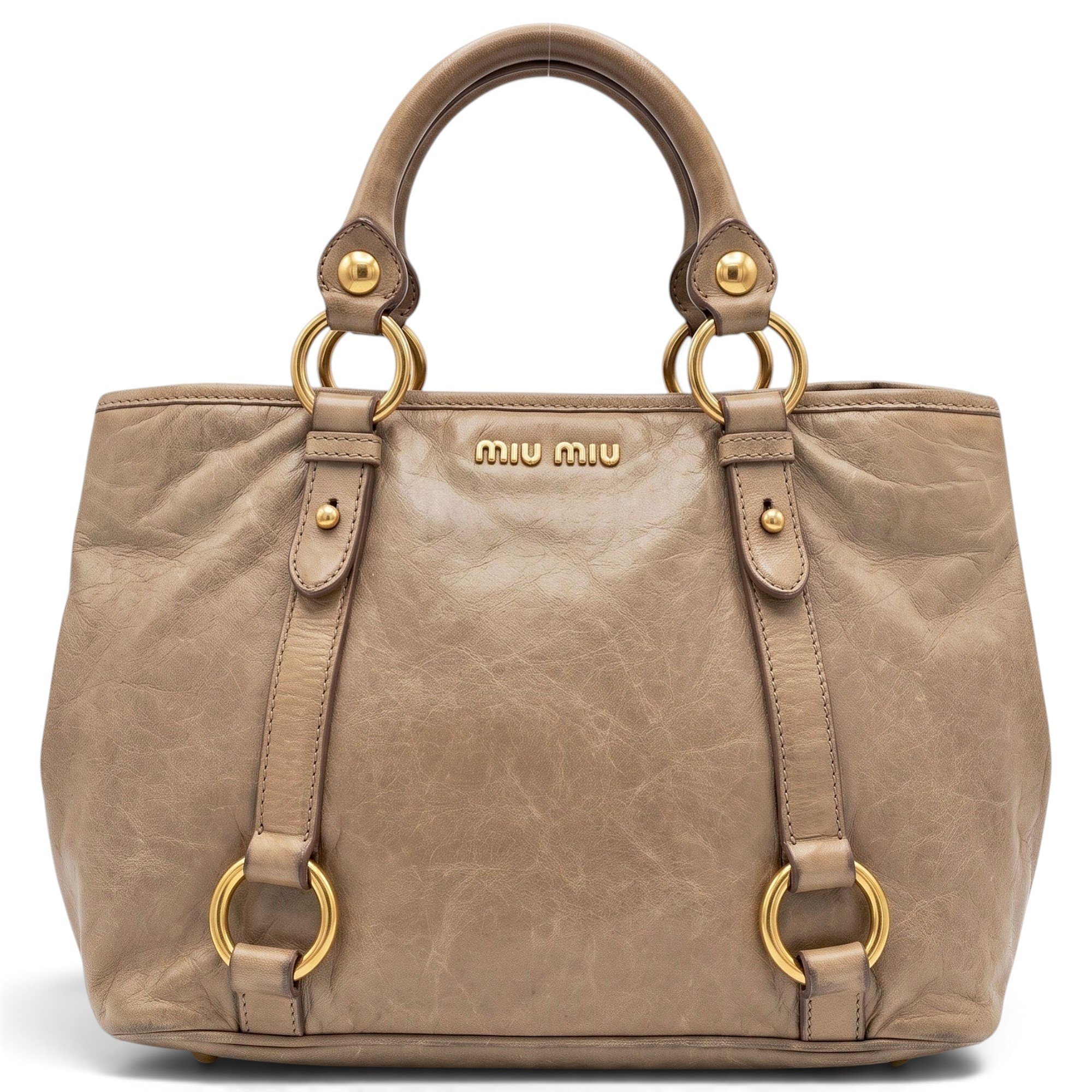 Leather handbag