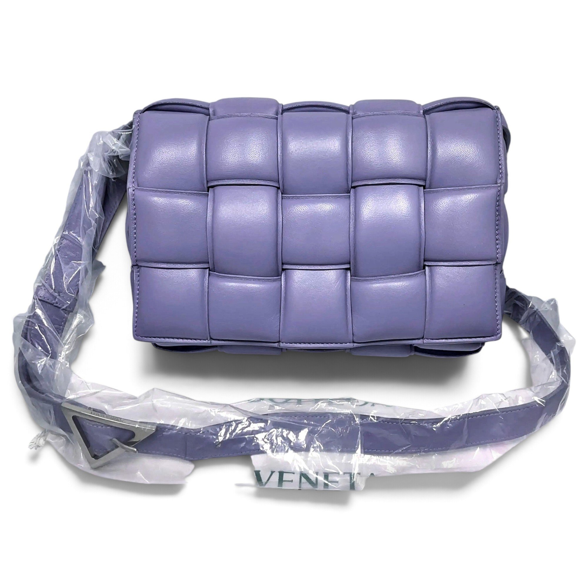 Cassette Padded leather handbag