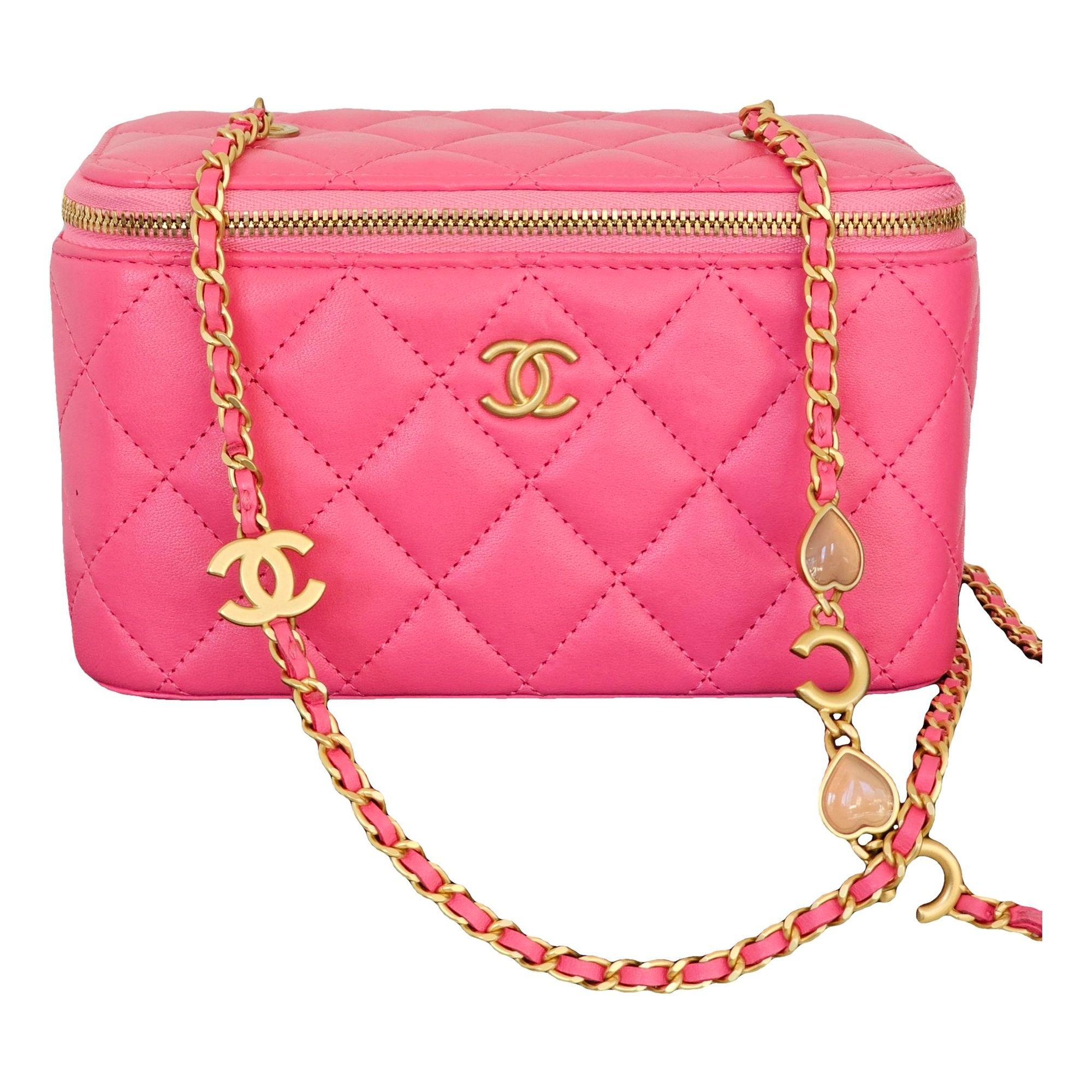 Trendy CC Vanity leather handbag