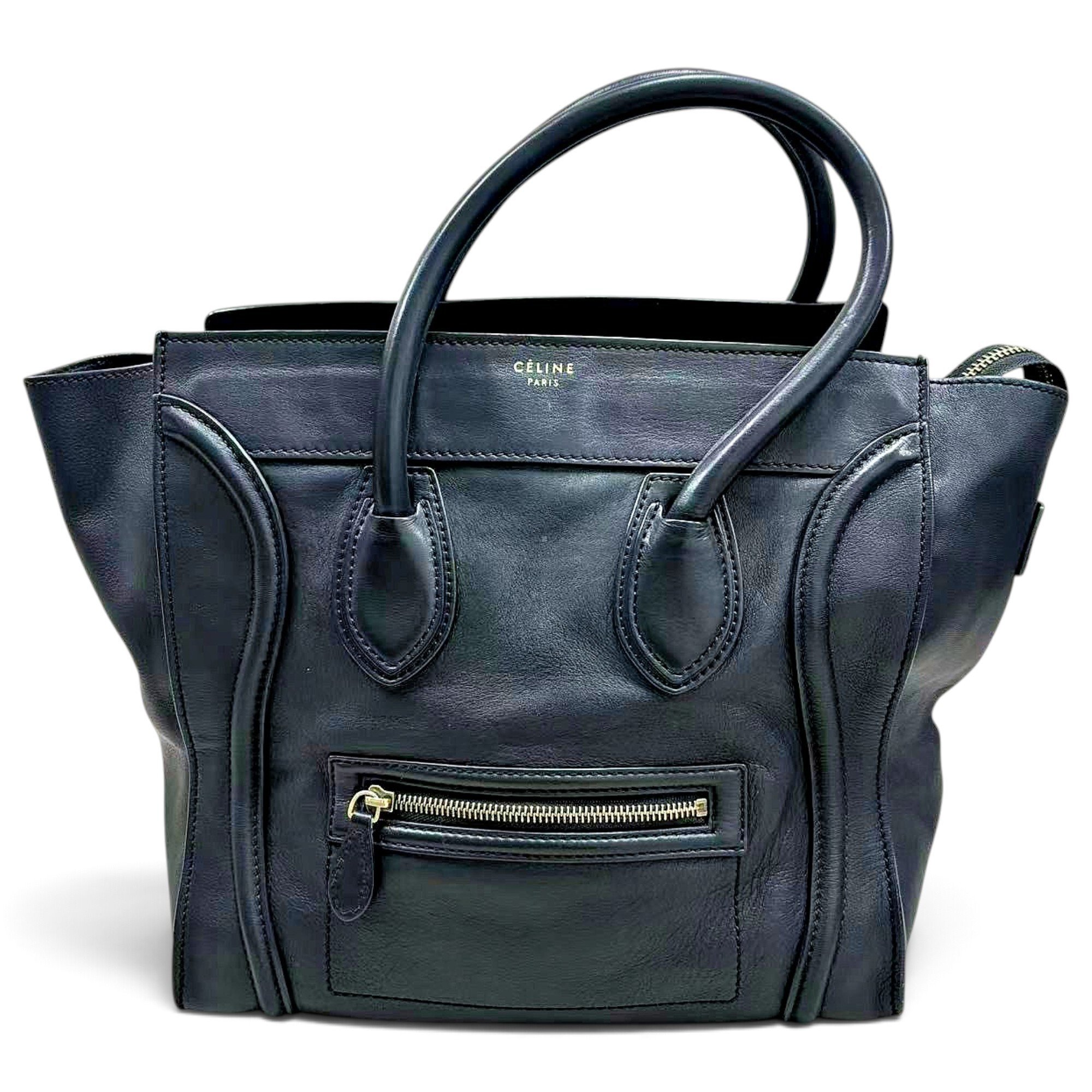 Luggage leather handbag