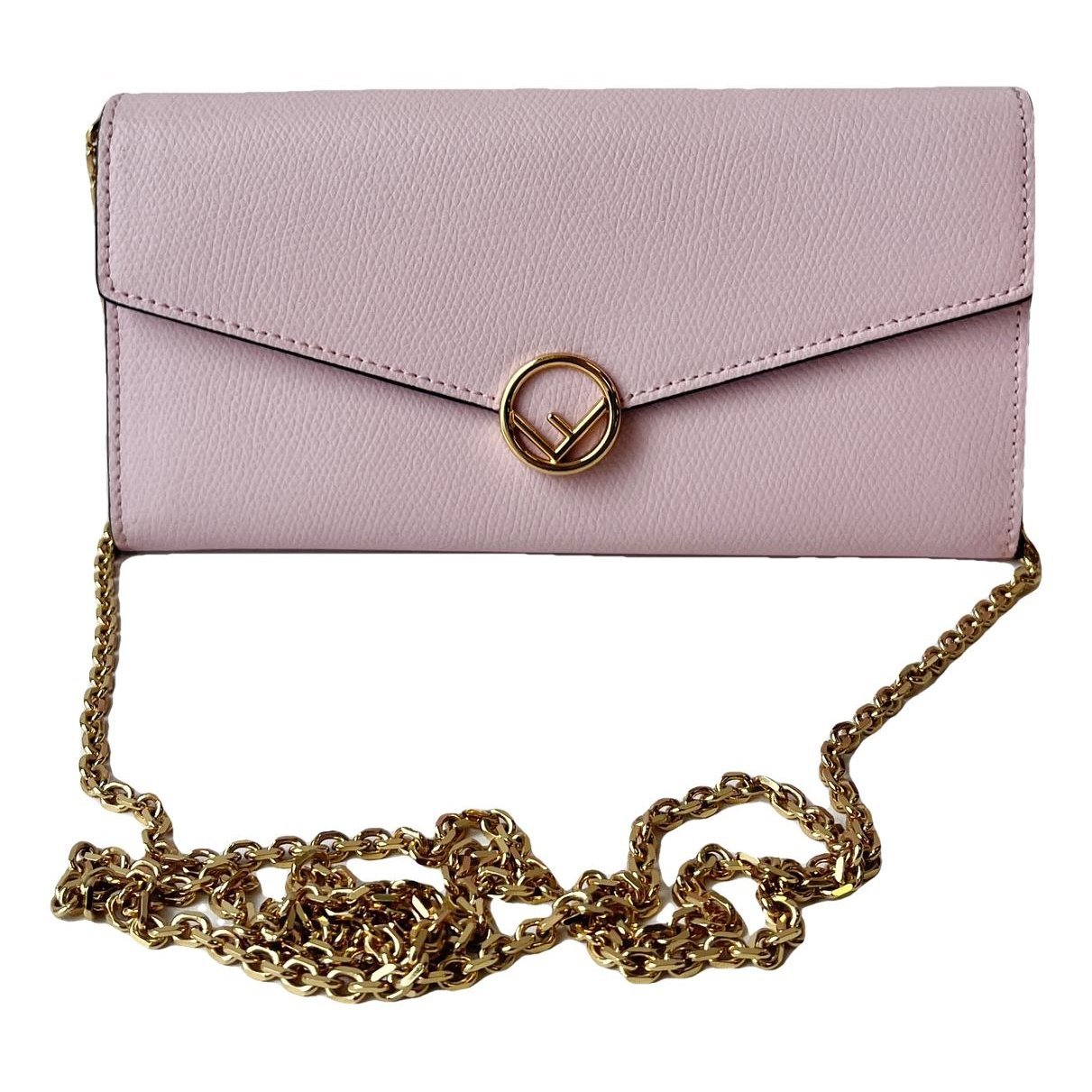 Wallet On Chain leather handbag