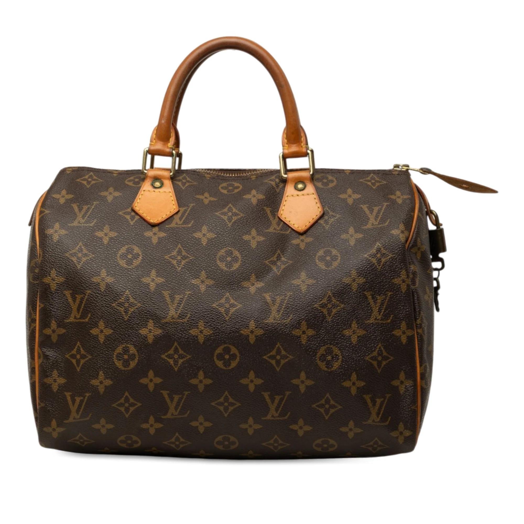 Speedy leather handbag