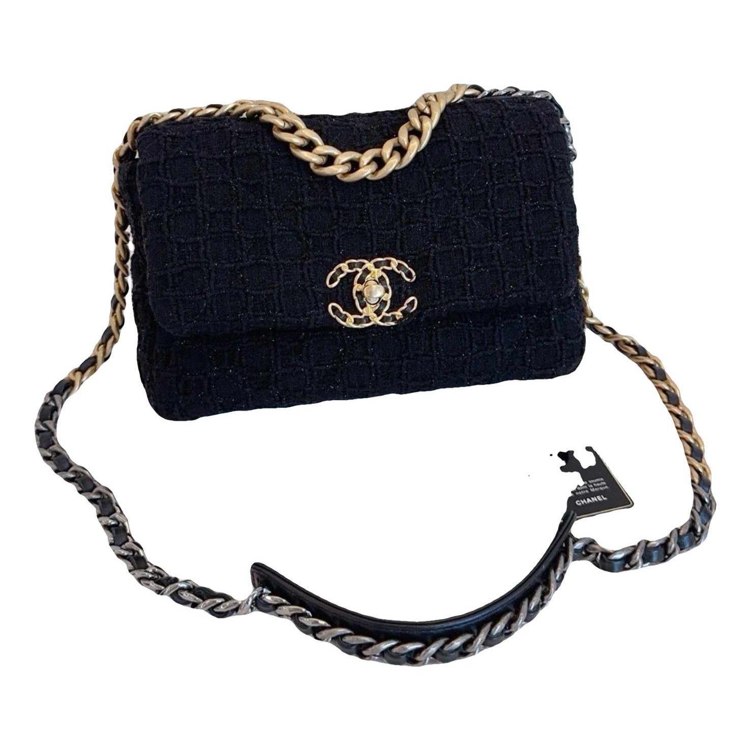 Chanel 19 tweed handbag