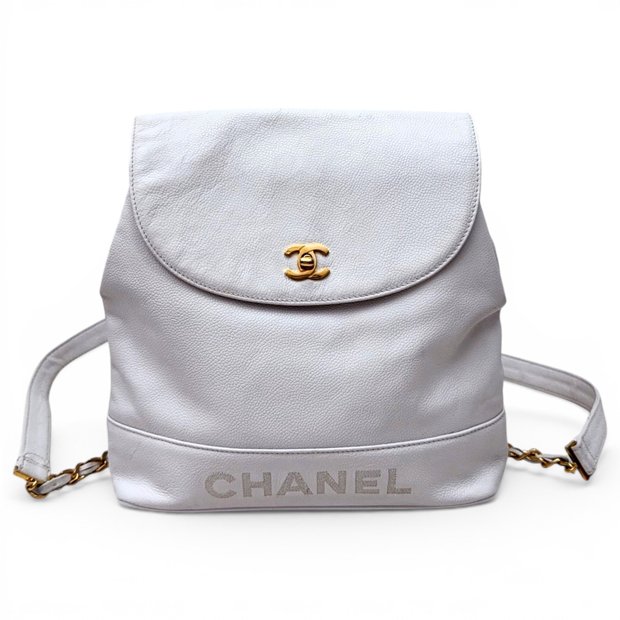 Leather backpack