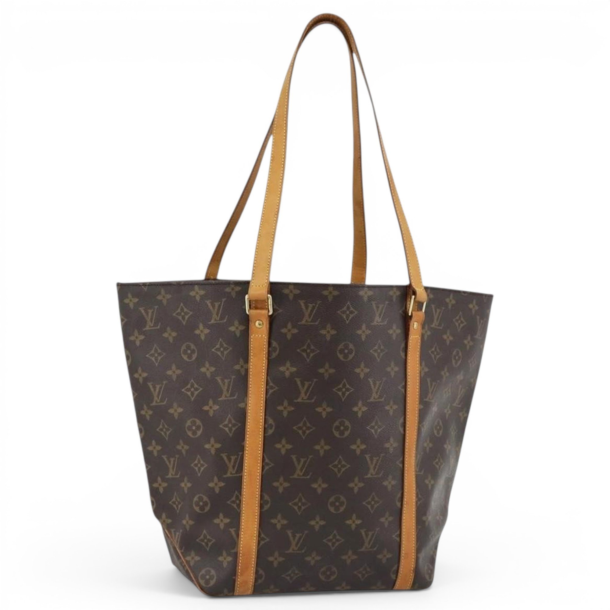 Shopping leather tote
