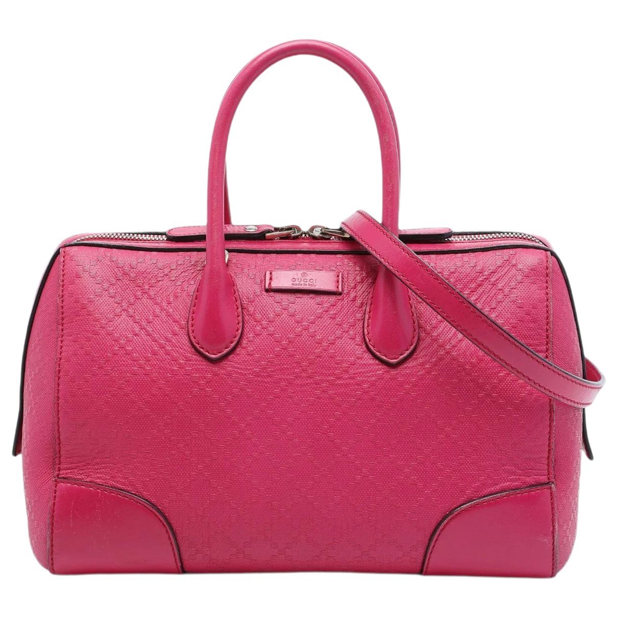 Boston leather bag