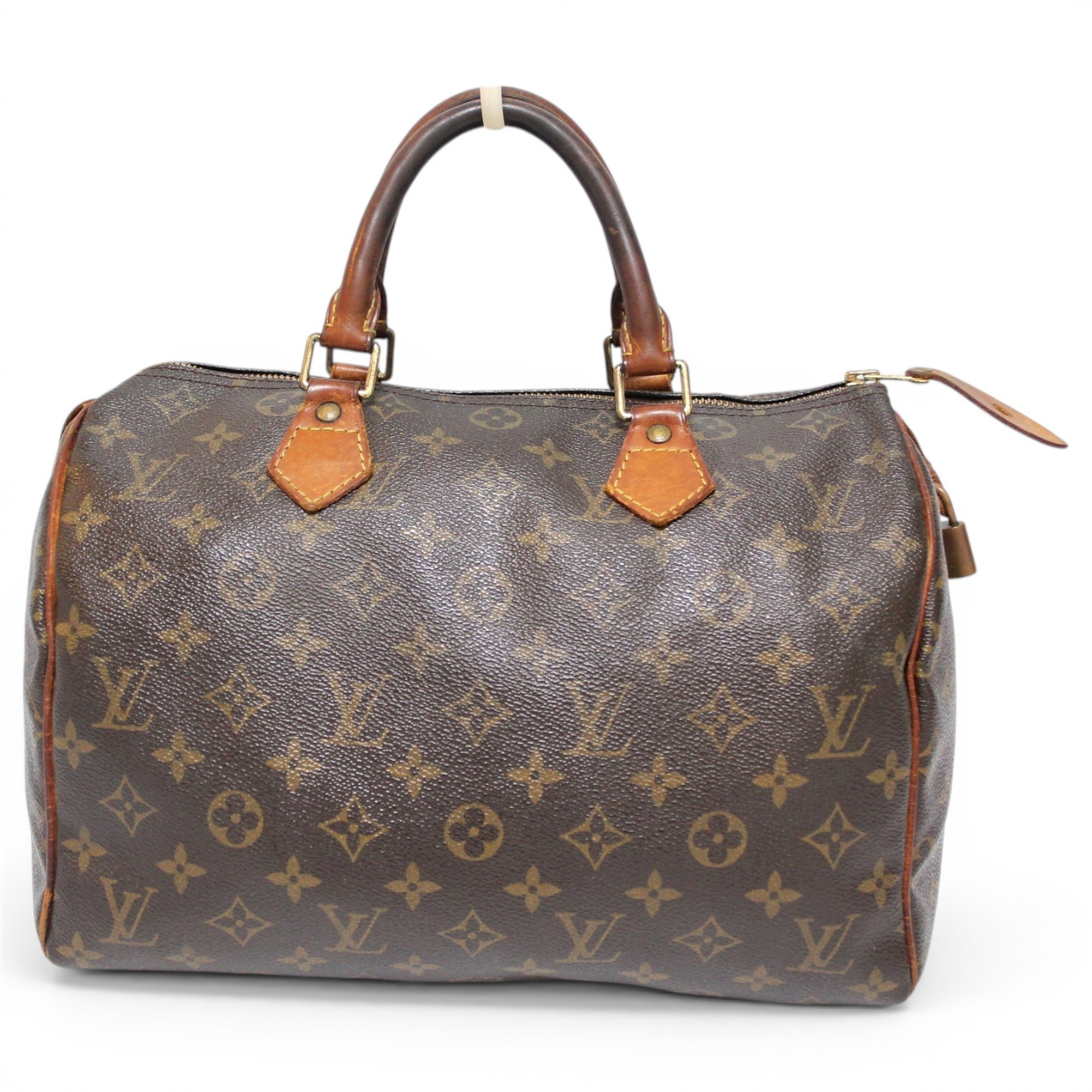Speedy leather handbag