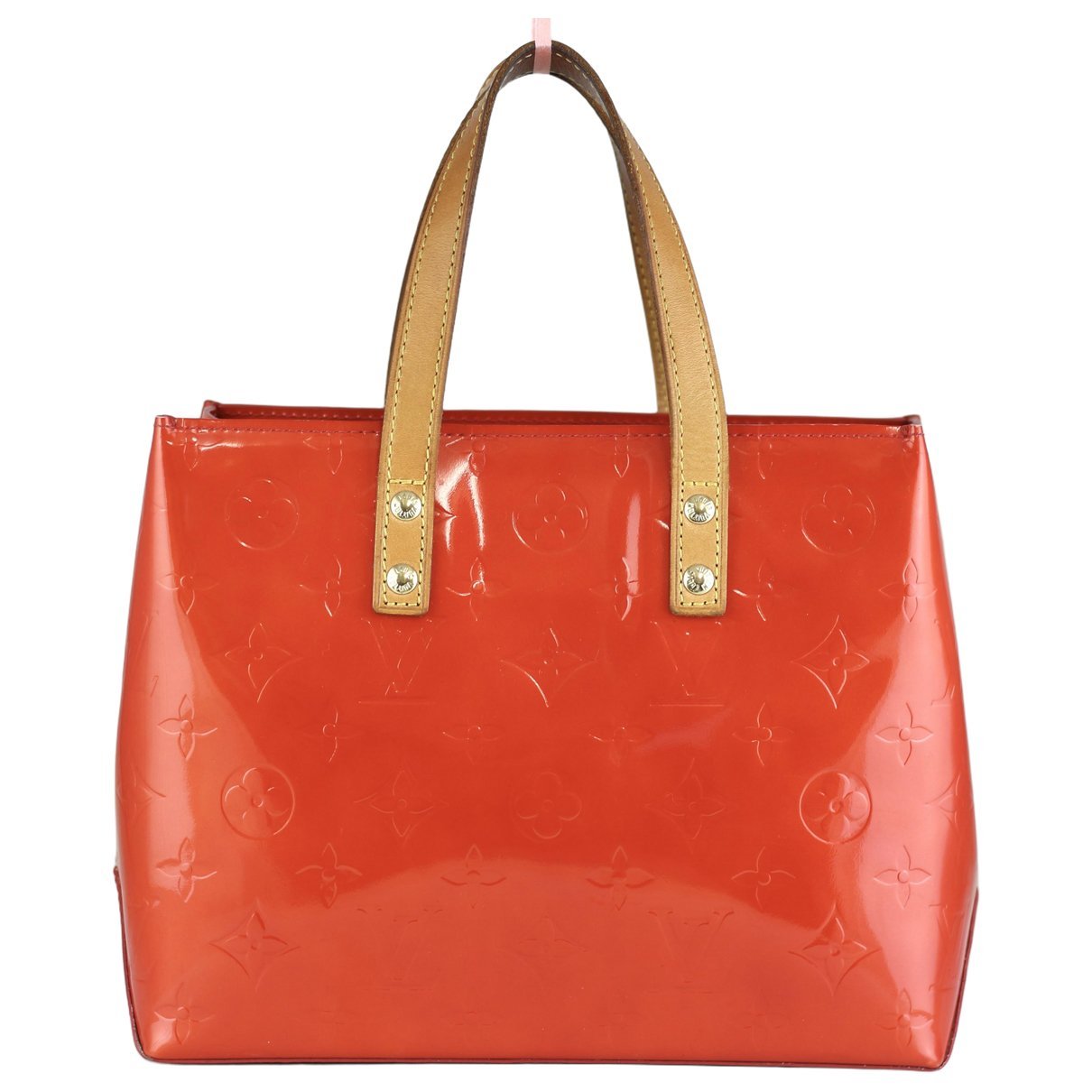 Reade patent leather handbag