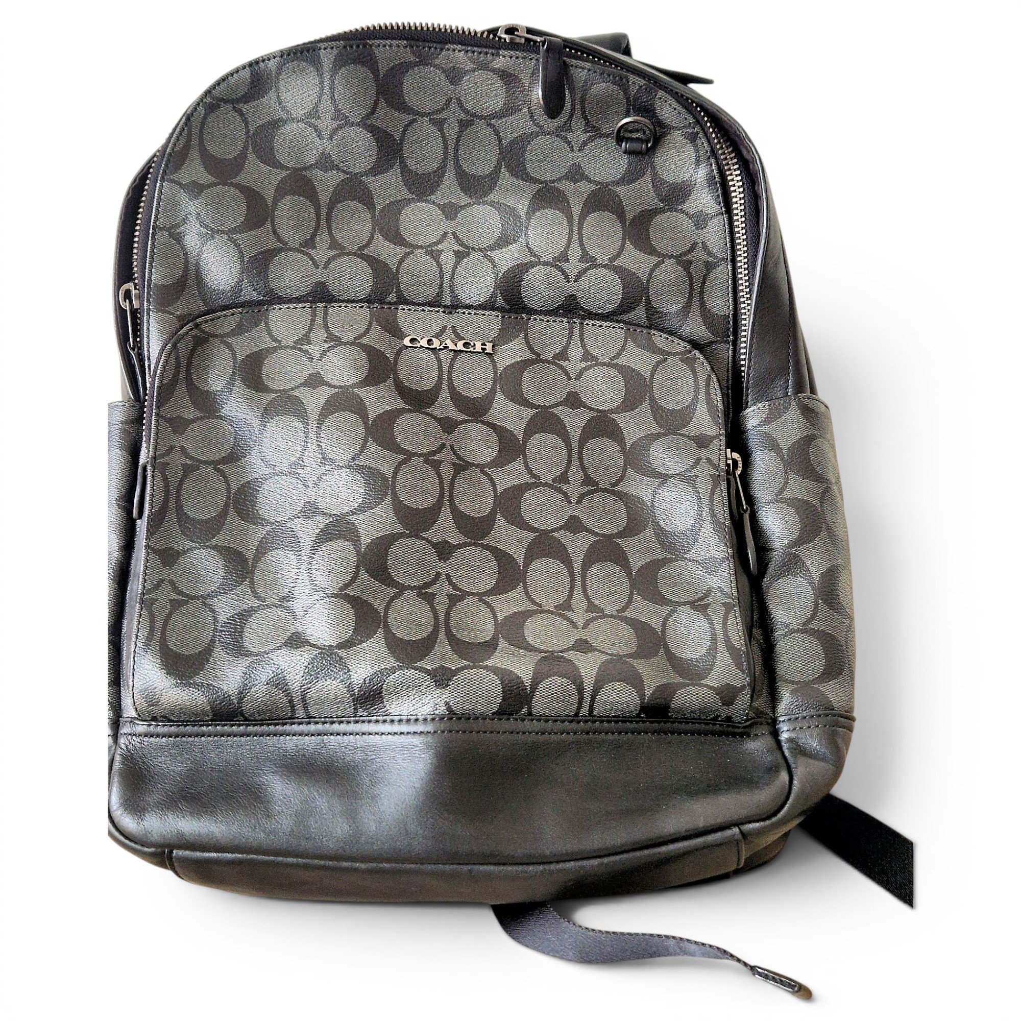 Leather backpack