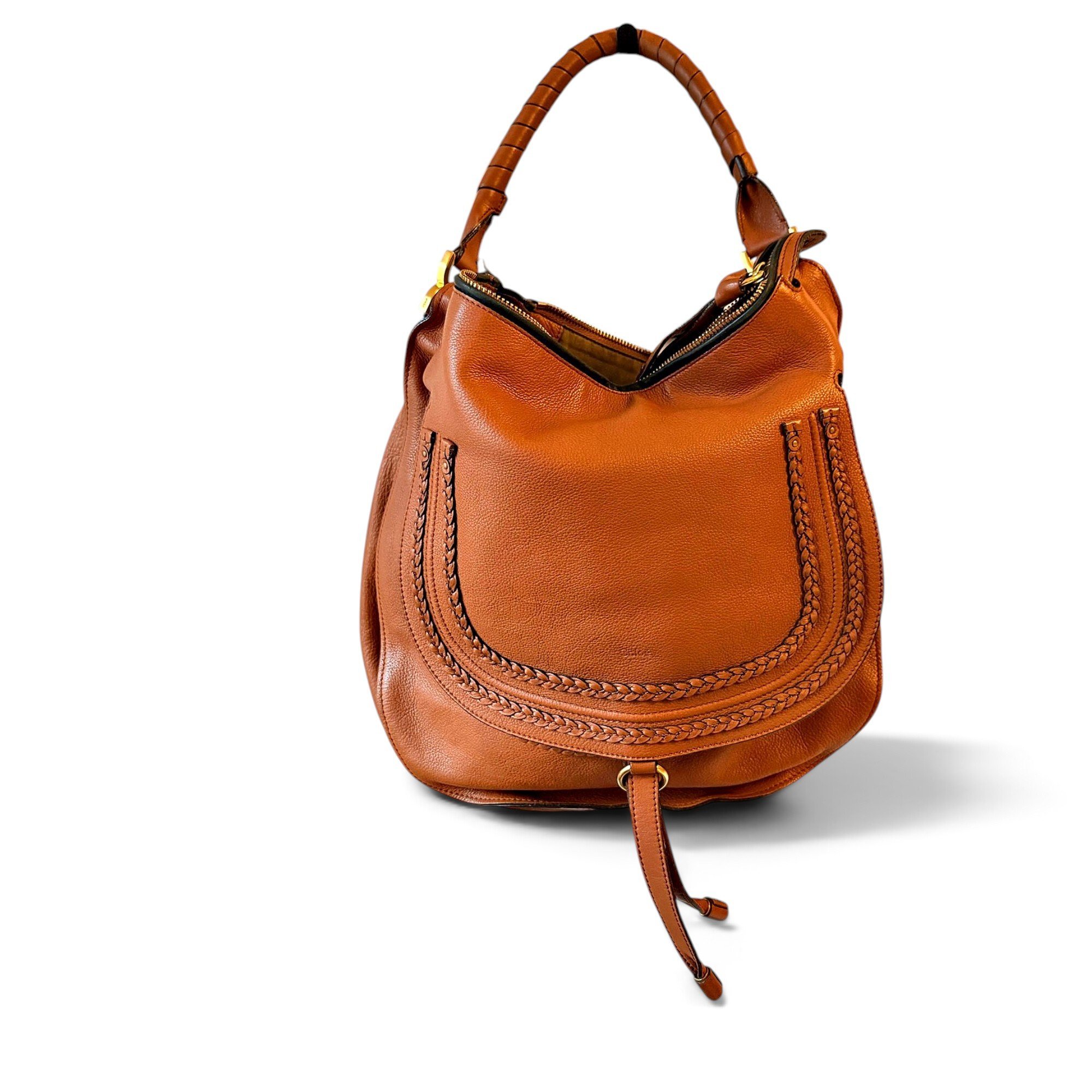 Marcie leather handbag