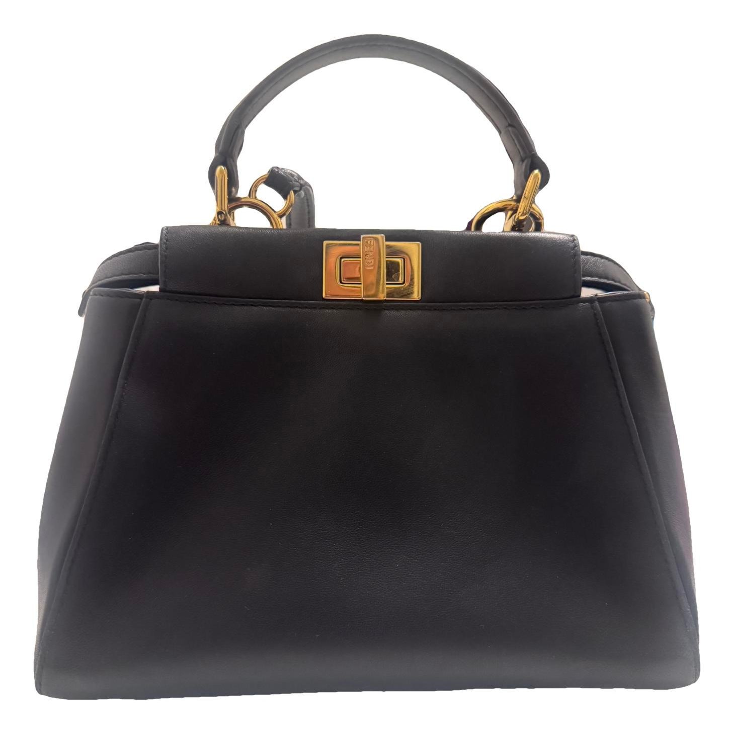 Peekaboo leather handbag