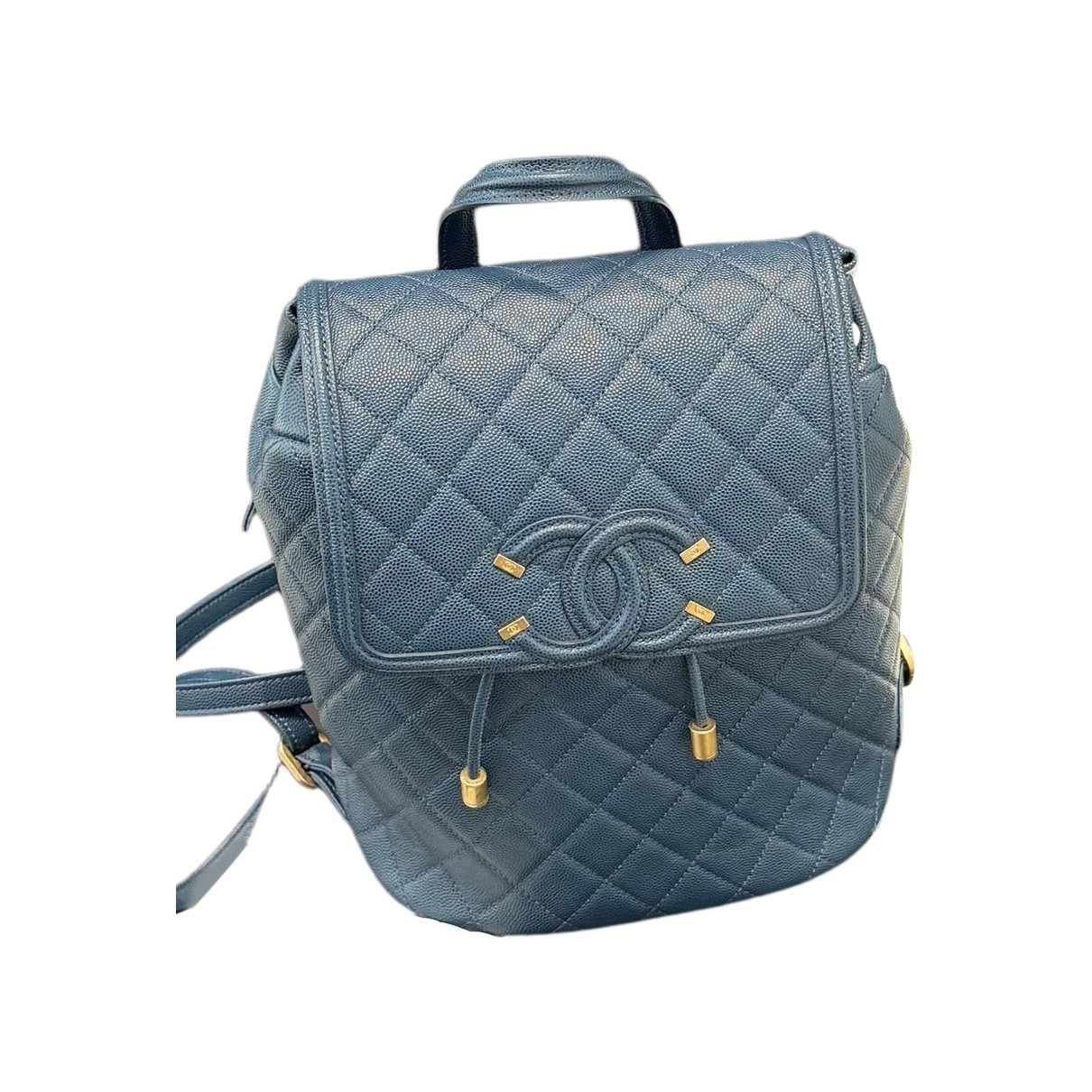 Leather backpack
