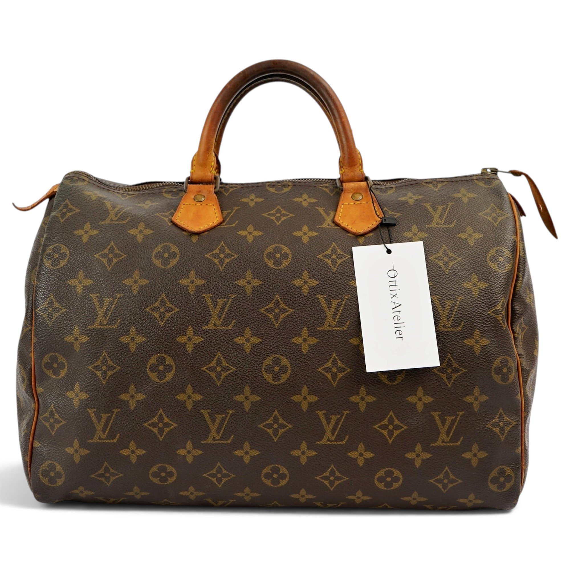 Speedy leather handbag