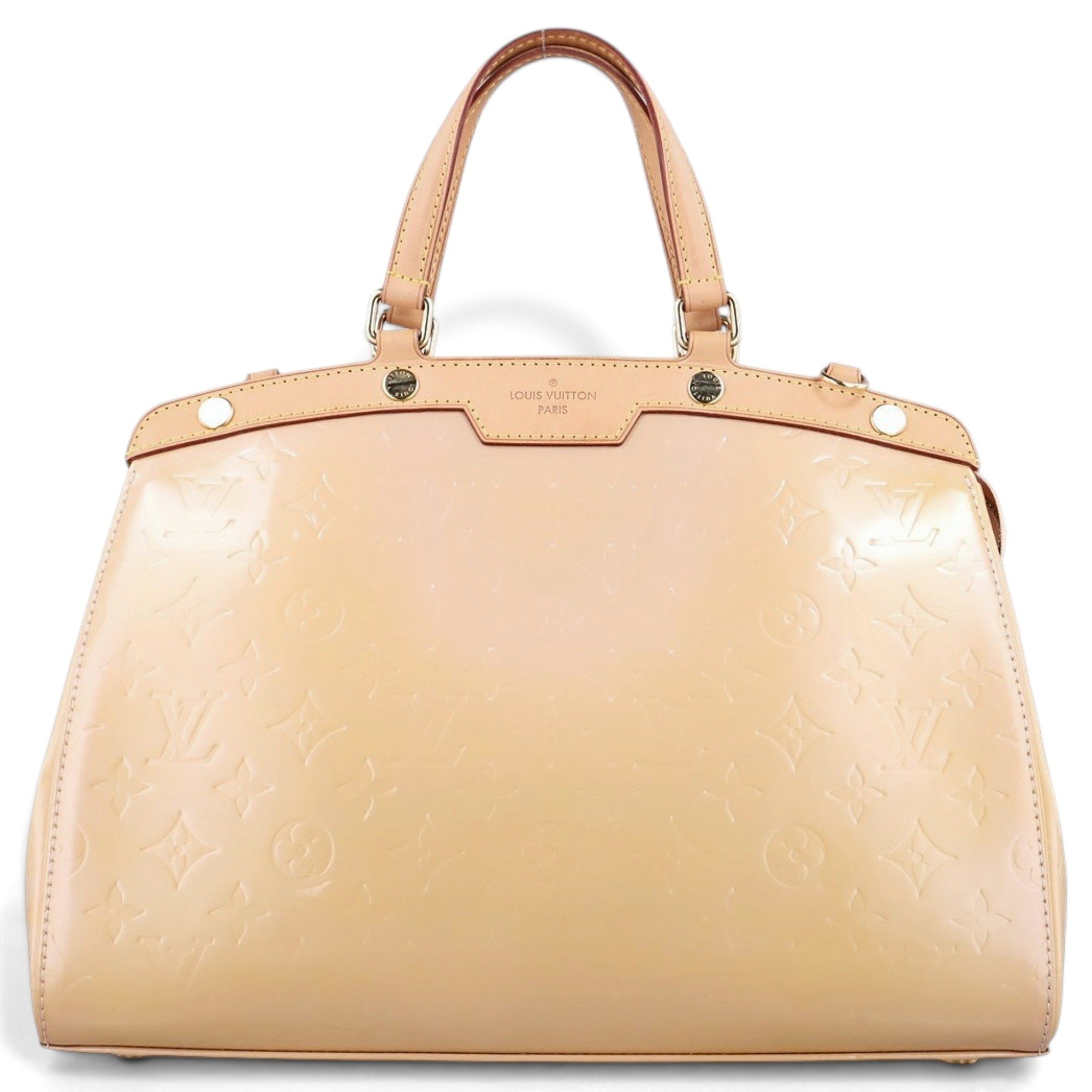Bréa patent leather handbag