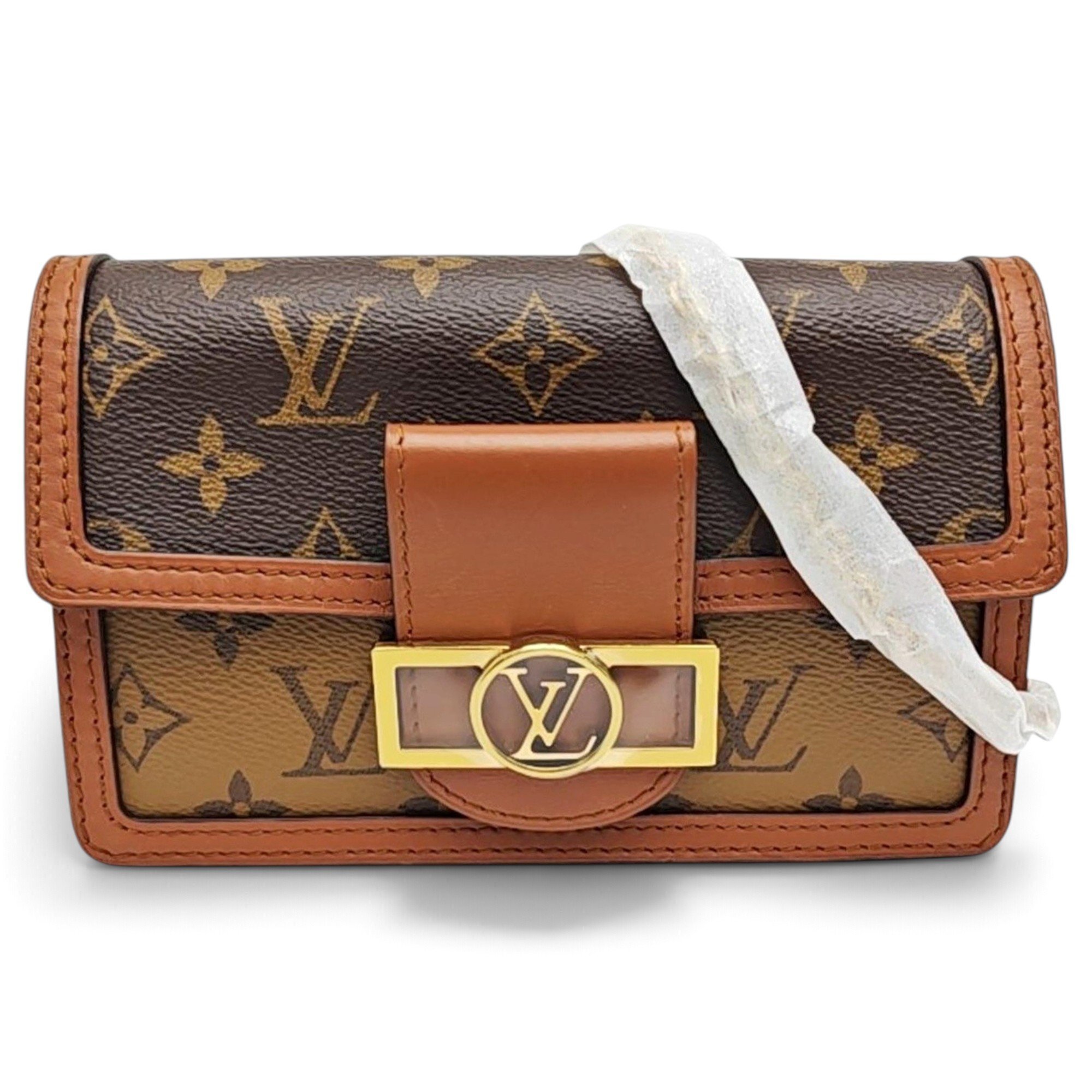 Dauphine leather handbag