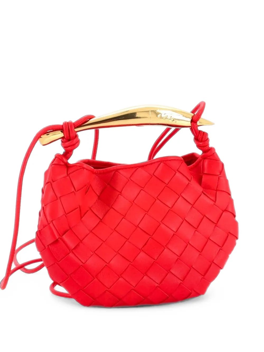 Sardine Top Handle Bag Intrecciato Nappa Mini satchel