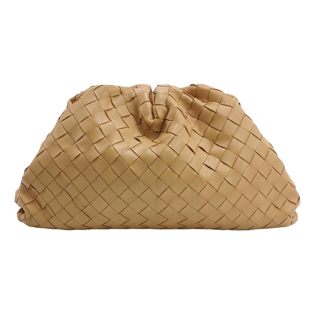 Pouch leather handbag