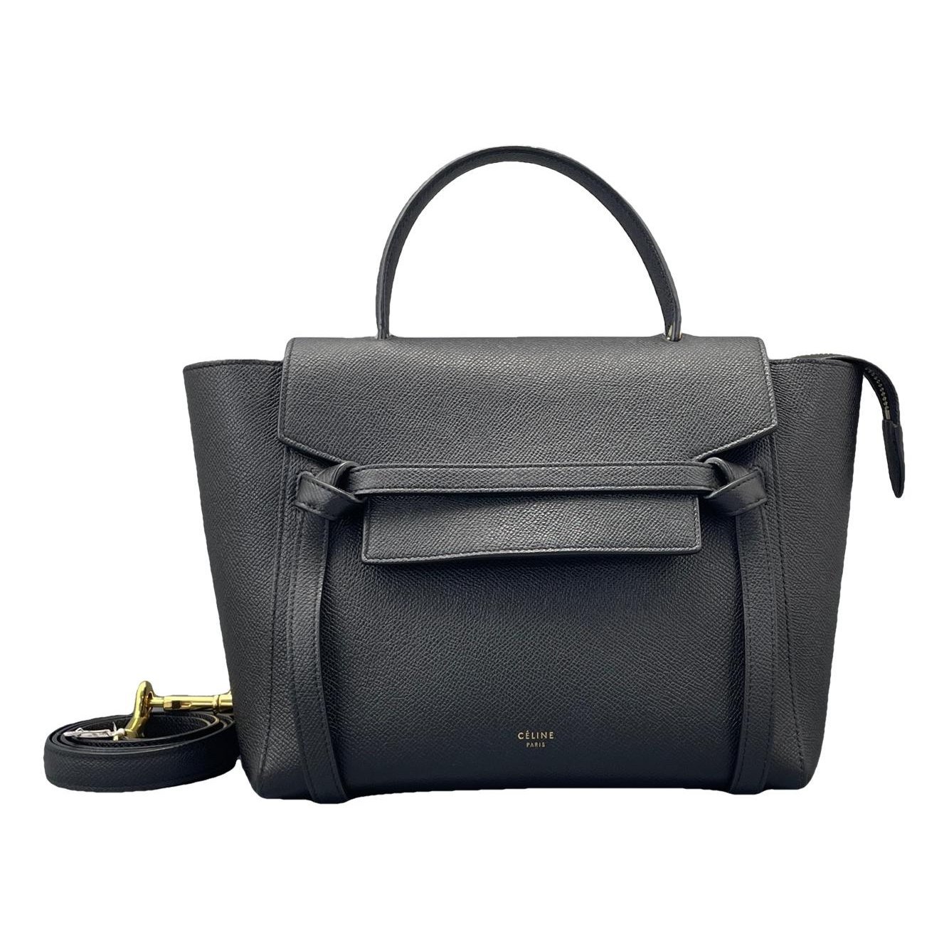 Belt leather handbag