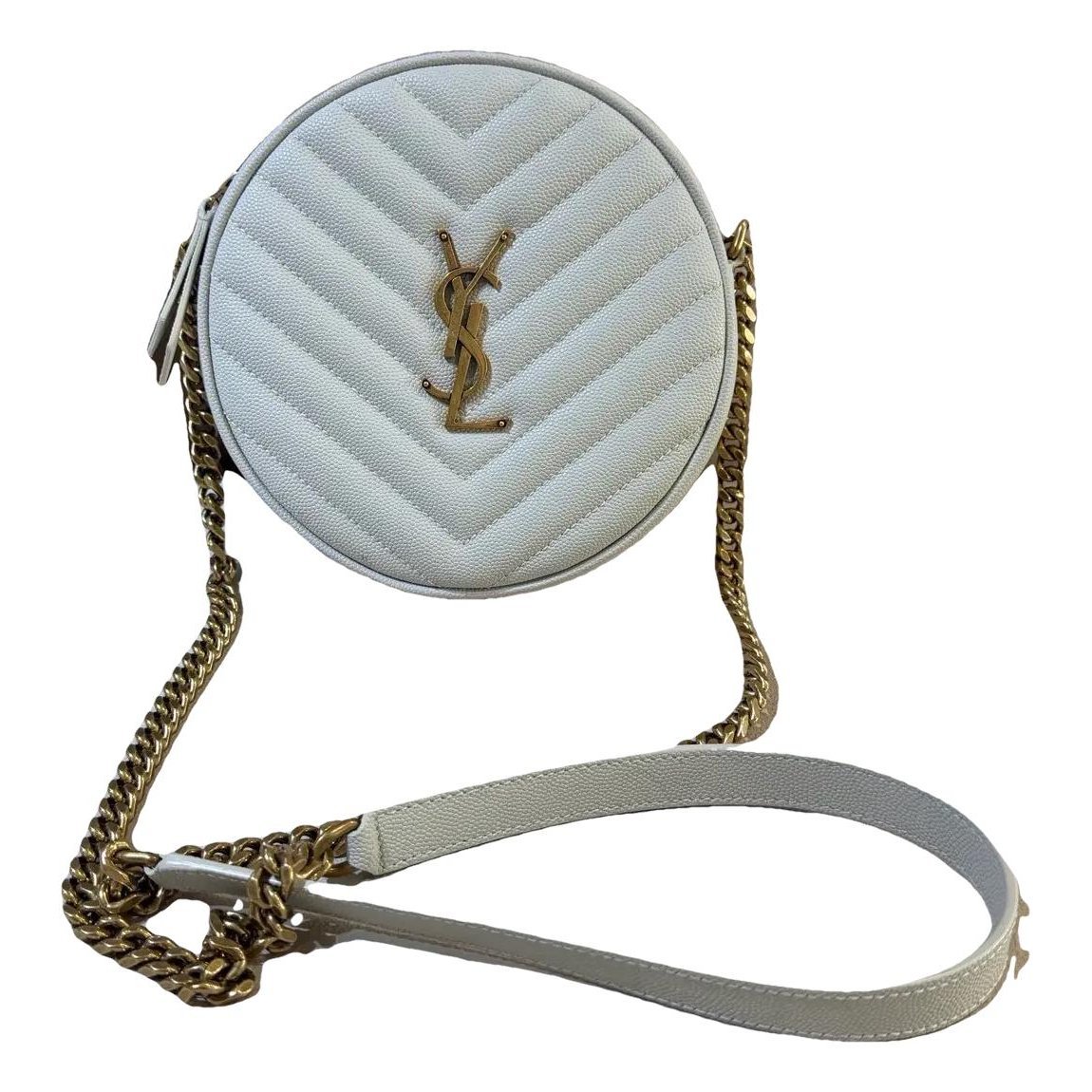 Vinyle leather handbag