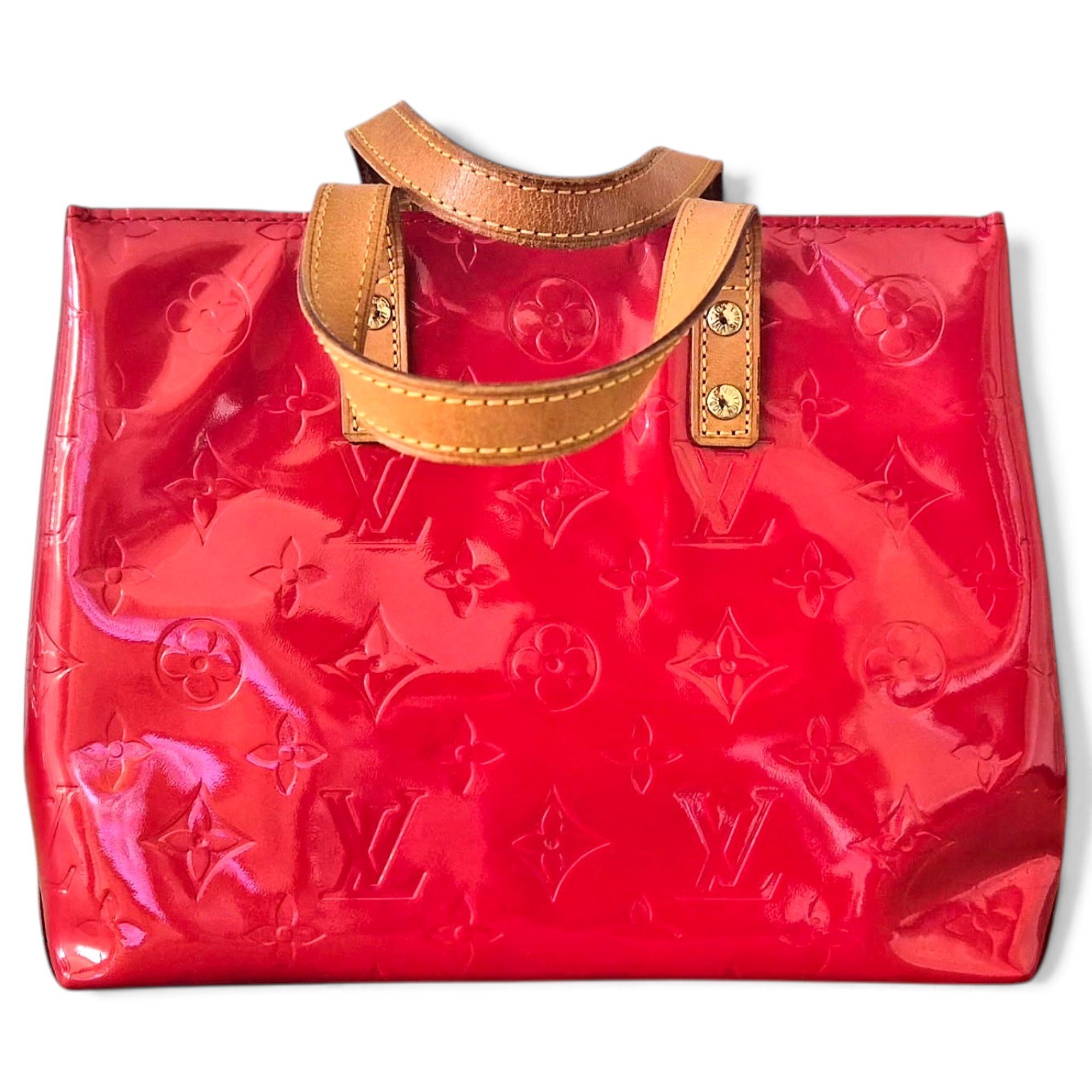 Houston patent leather tote
