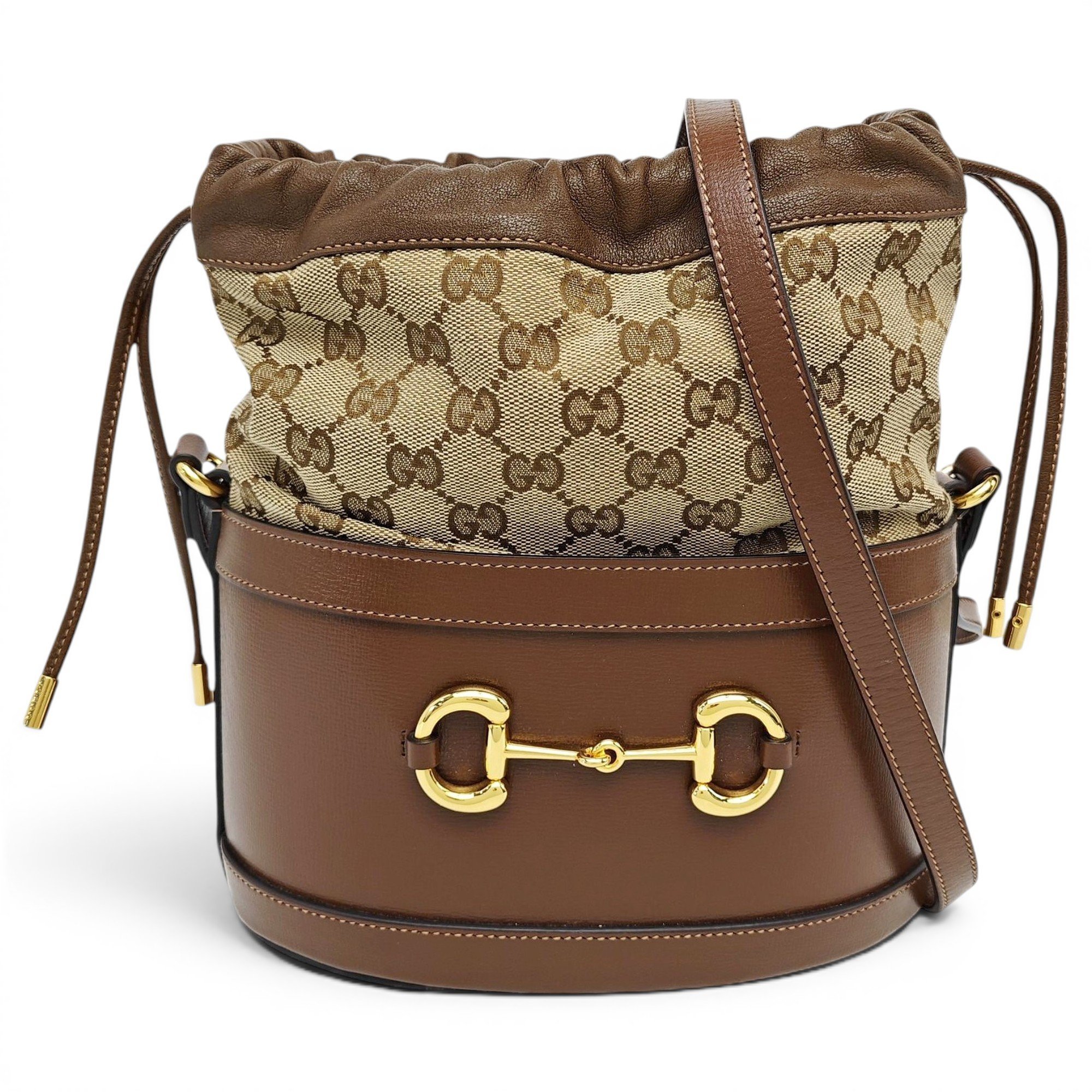Horsebit 1955 Bucket cloth handbag