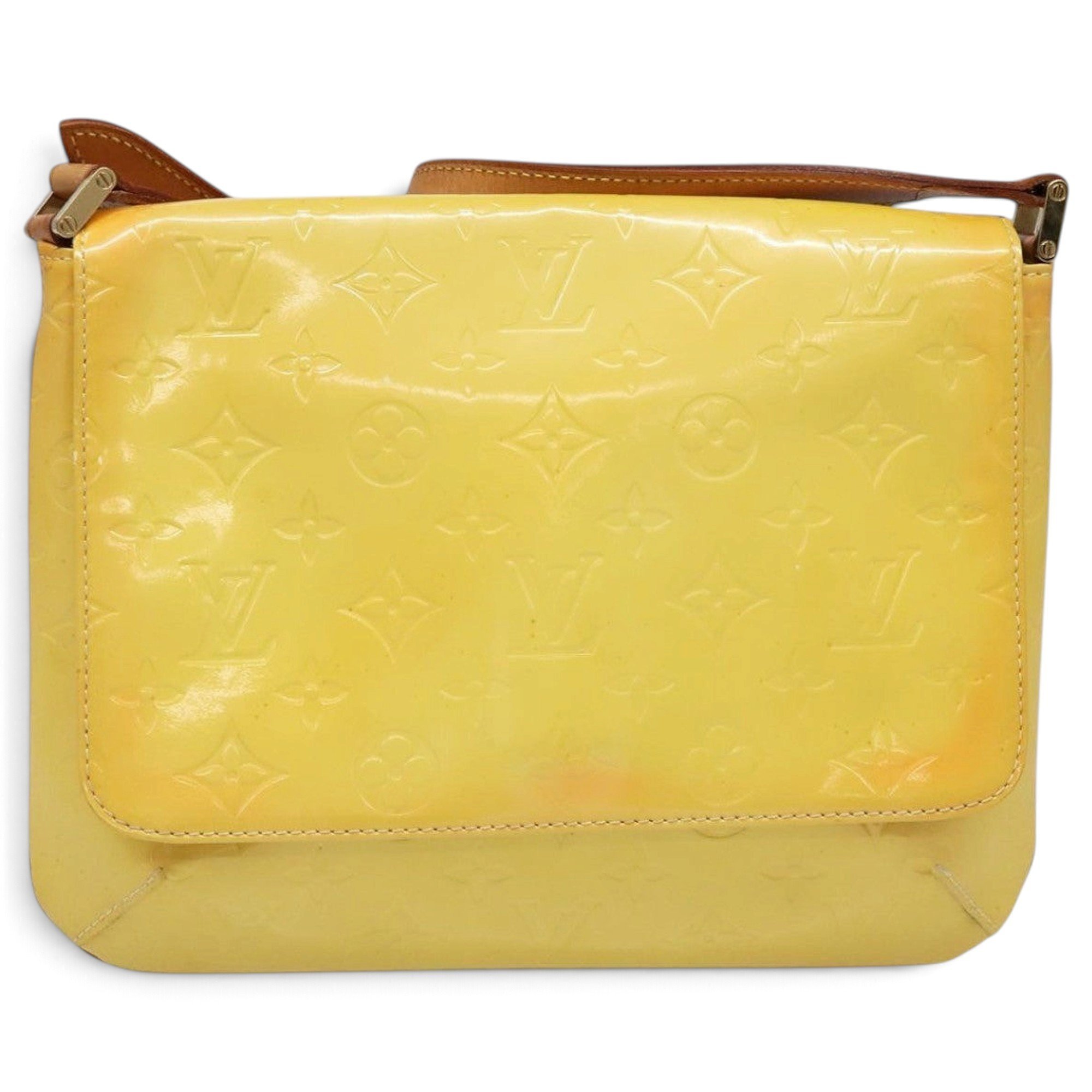 Thompson patent leather handbag