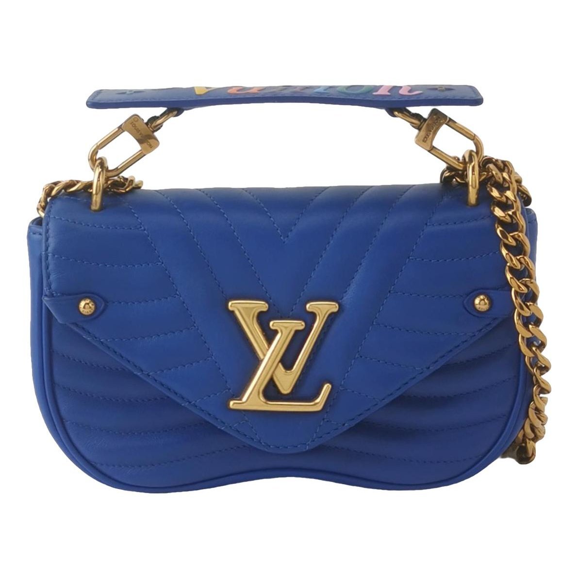 New Wave leather handbag