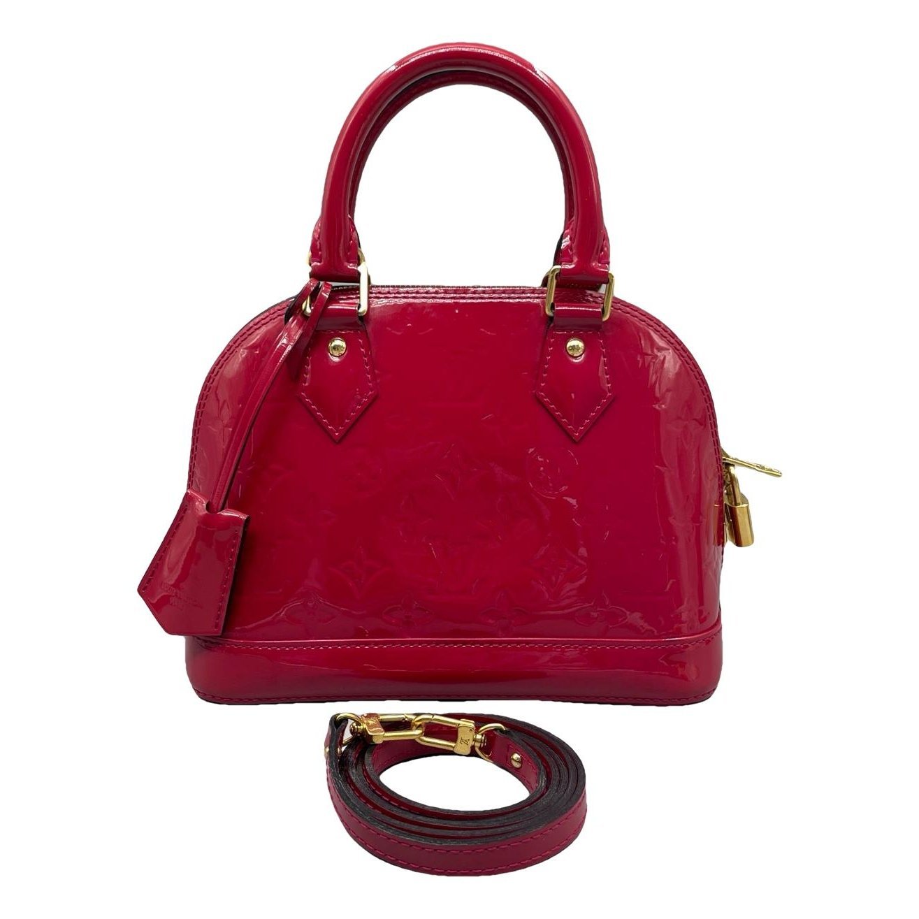 Louis Vuitton Alma BB leather handbag