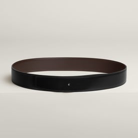Reversible leather strap 38 mm