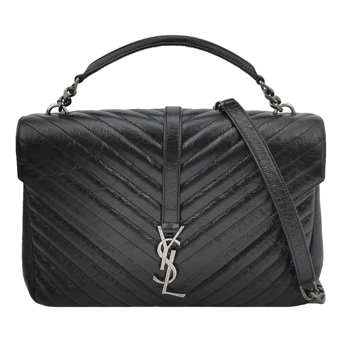 Collége monogramme leather handbag