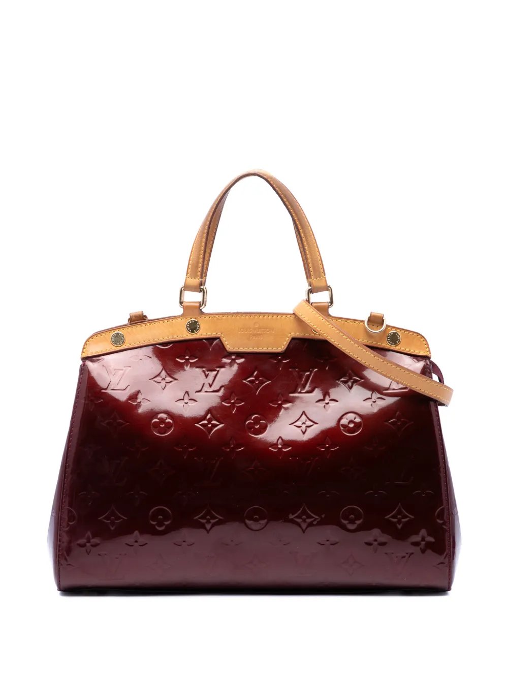 2012 Monogram Vernis Brea MM satchel
