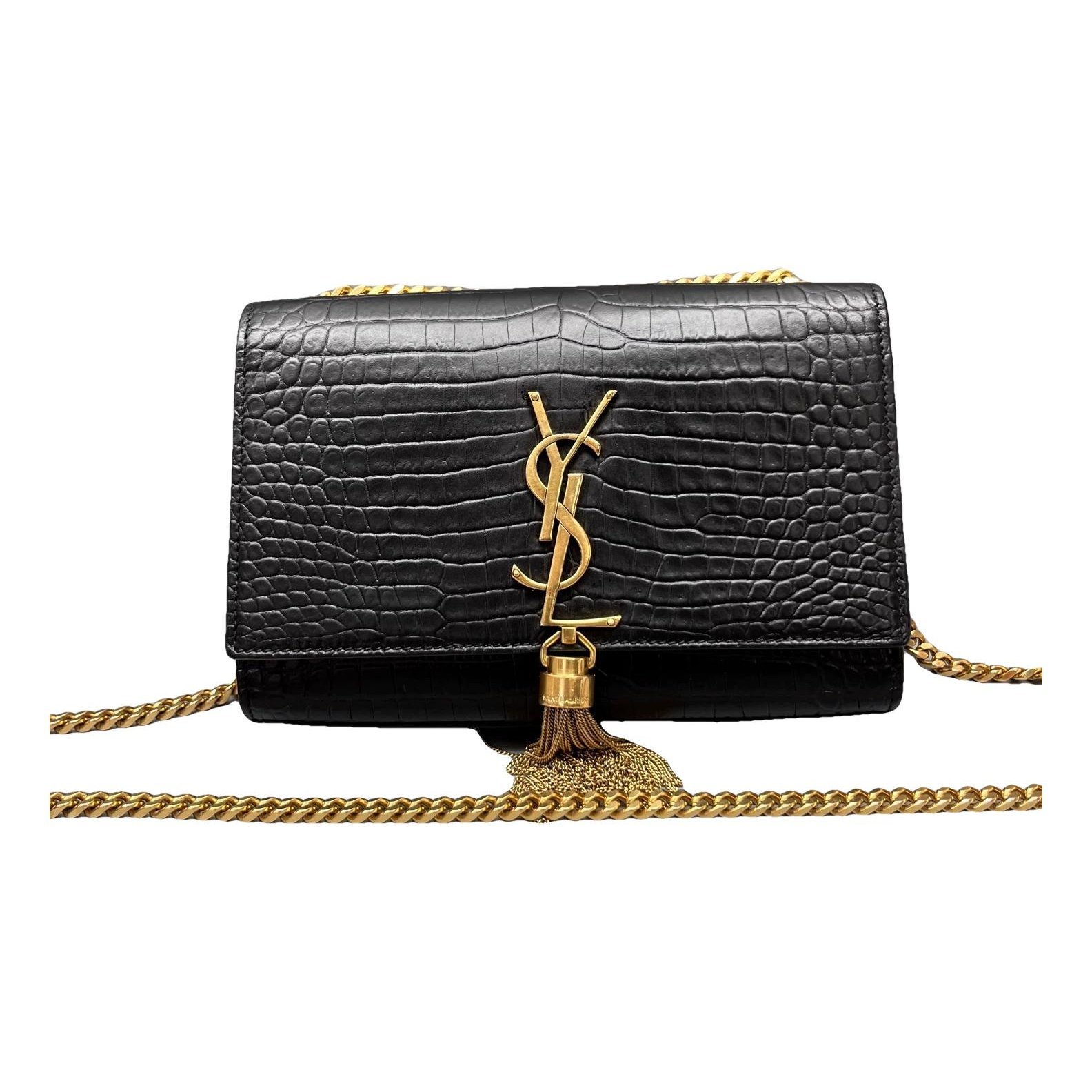 Pompom Kate leather handbag