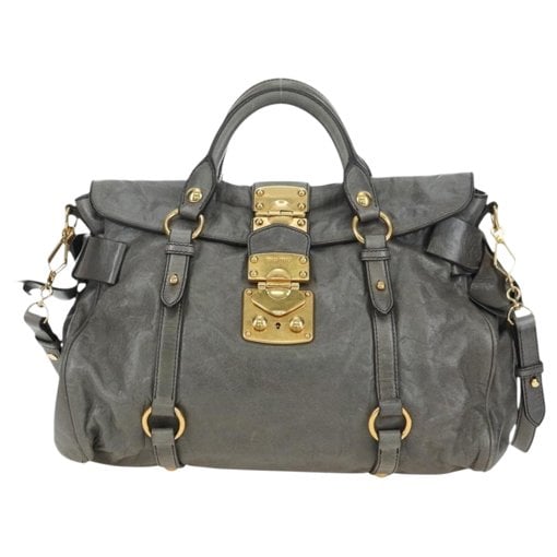 Leather handbag