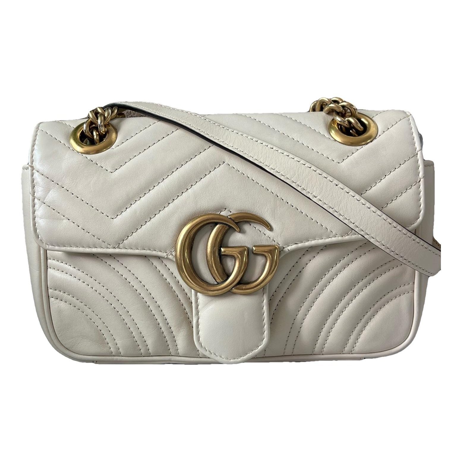 GG Marmont Flap leather handbag