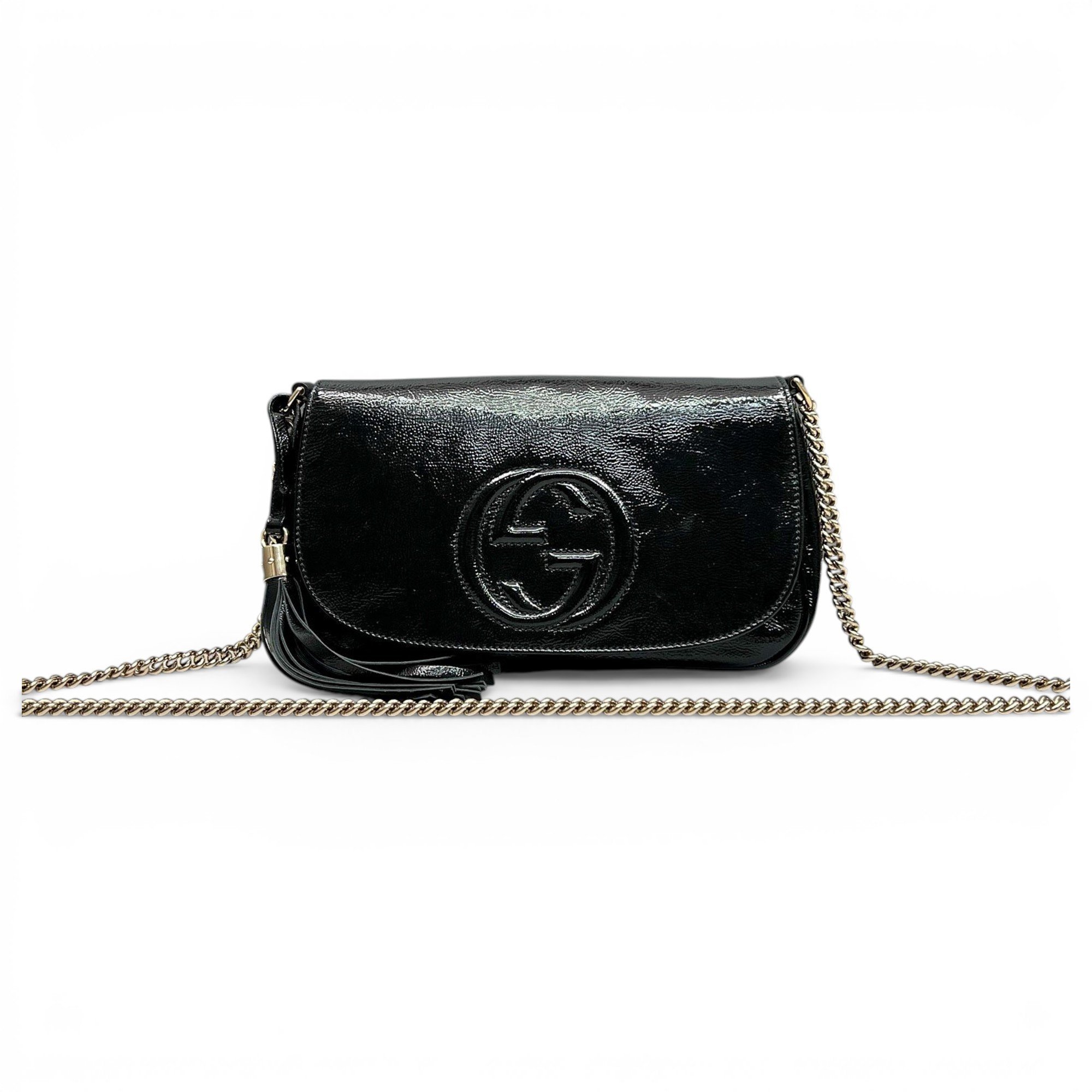 Soho patent leather handbag