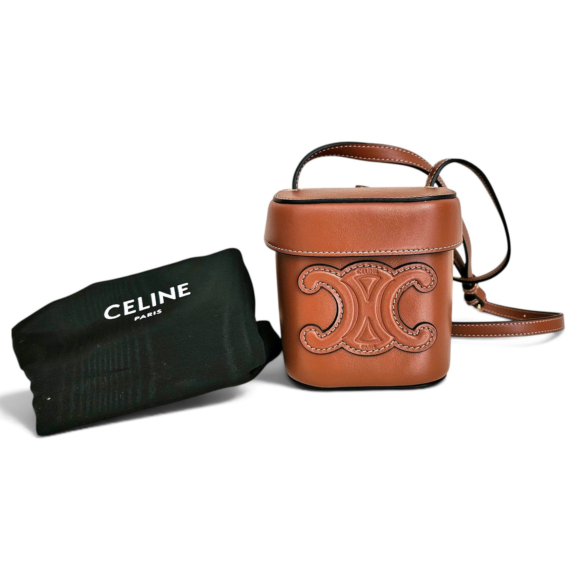 Triomphe leather crossbody bag