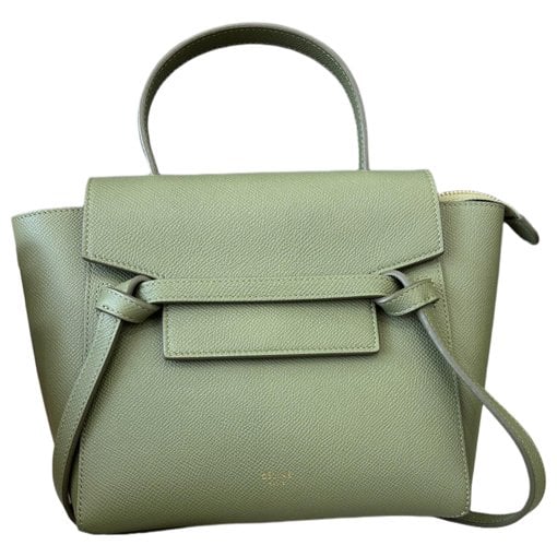 Belt leather handbag