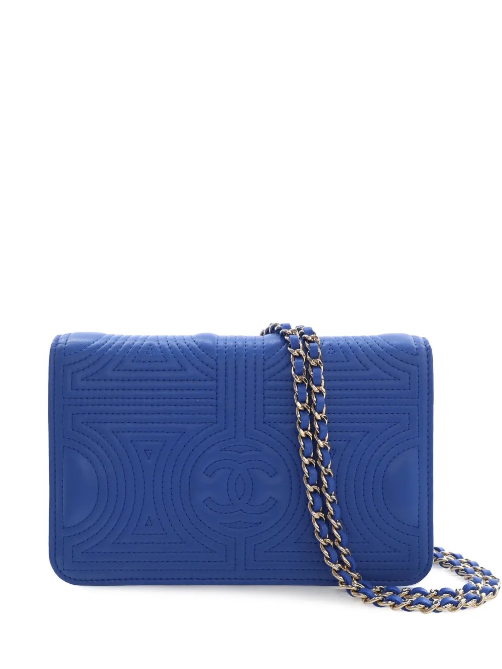 2016-2017 Quilted Lambskin Korean Garden Wallet on Chain crossbody bag