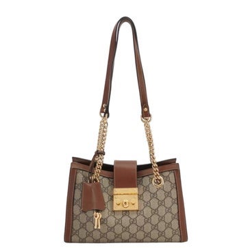 Padlock GG Supreme Shoulder Bag Small