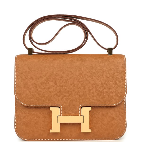 Hermes Hermes Constance 1-24 Gold Epsom Gold Hardware
