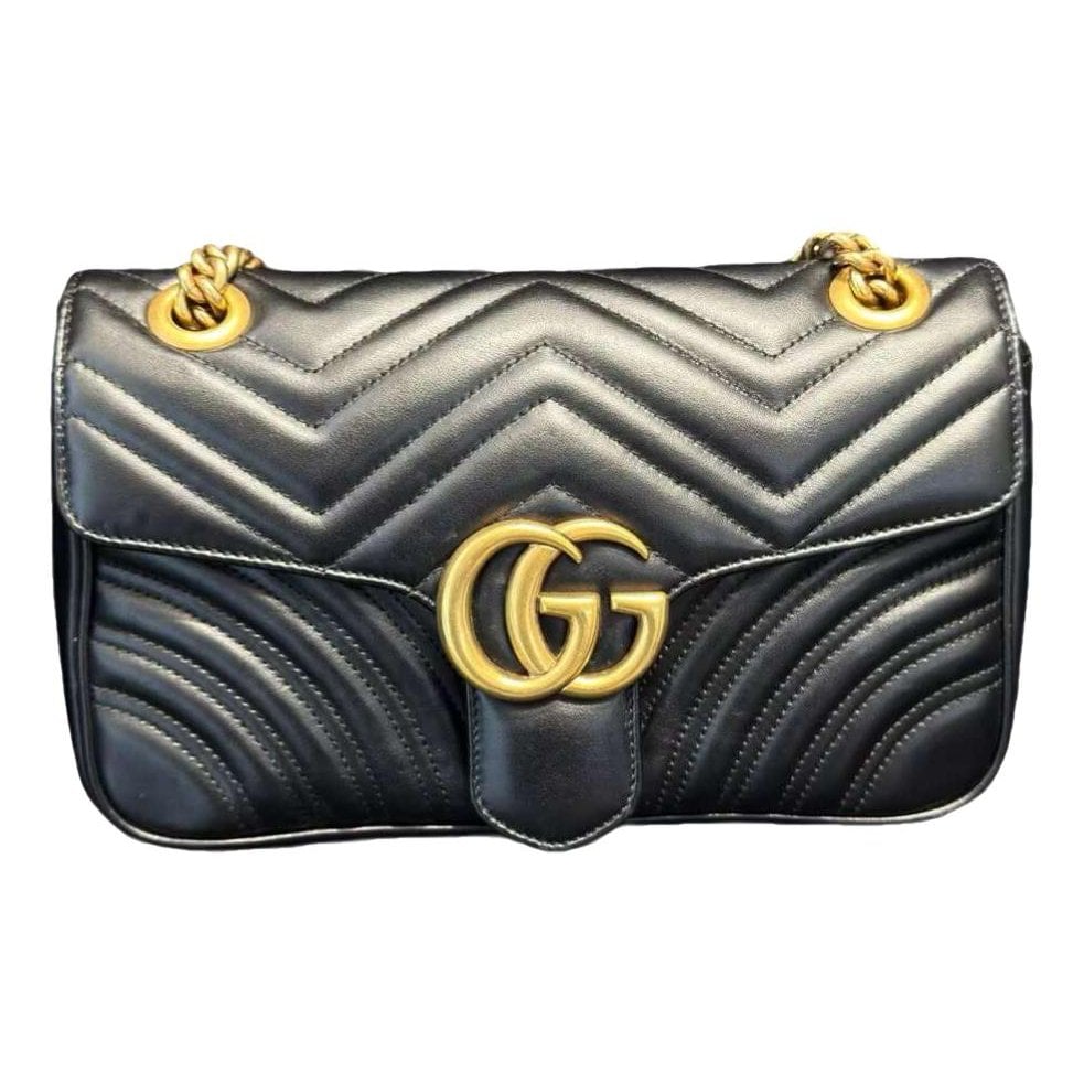 GG Marmont Flap leather handbag