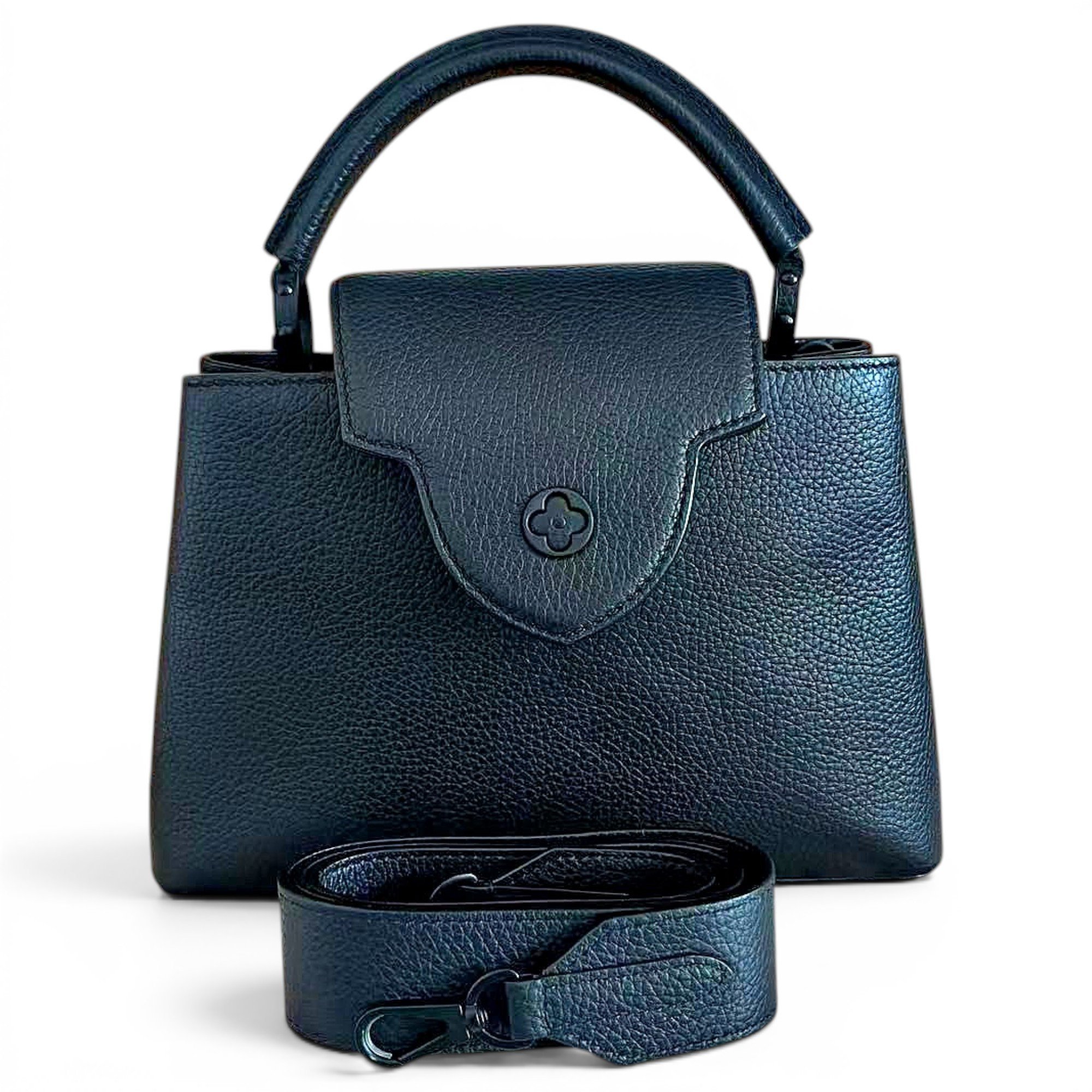 Capucines leather handbag