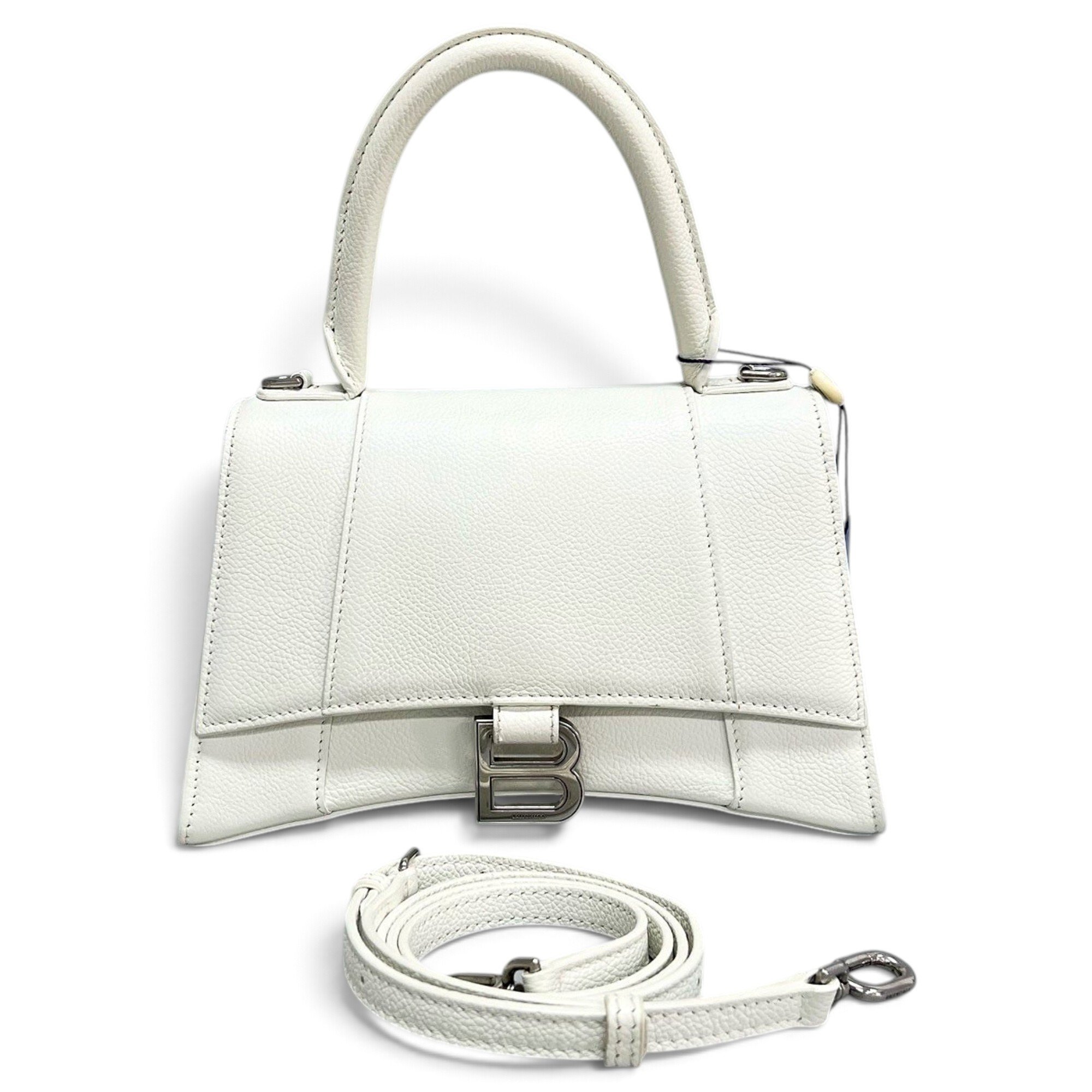 Balenciaga Hourglass leather handbag