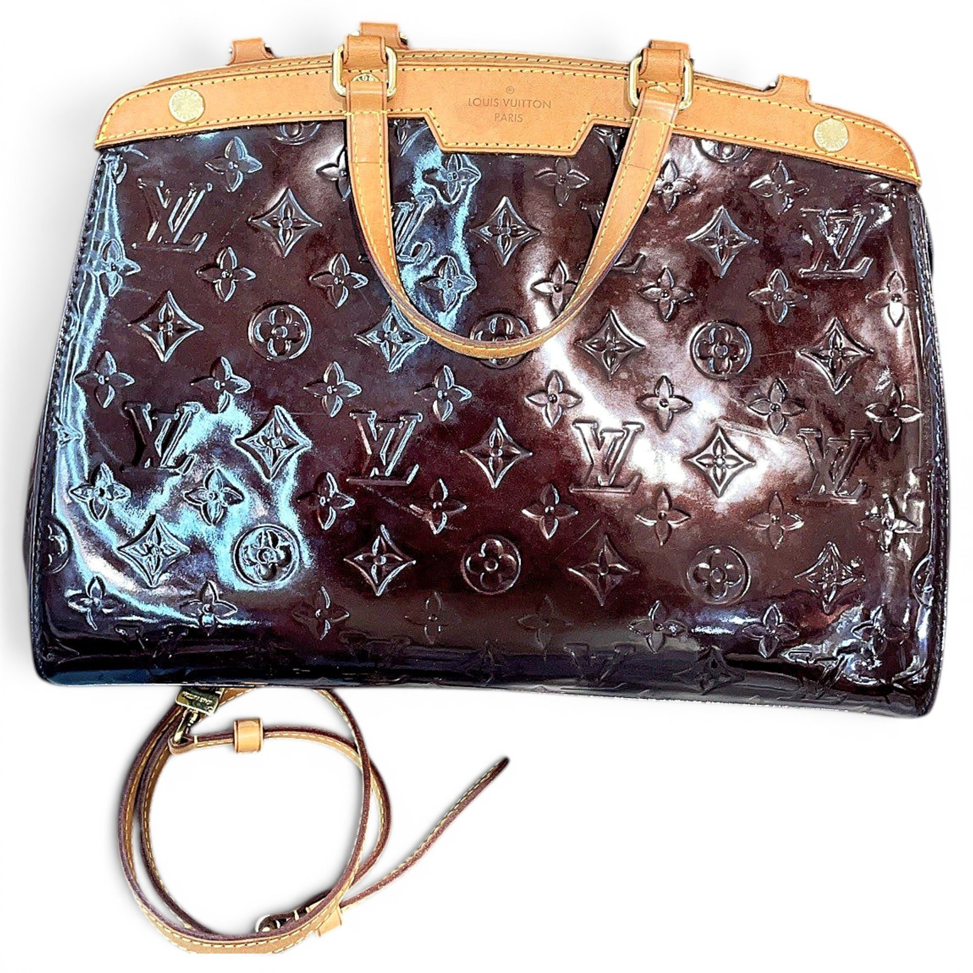 Bréa leather handbag