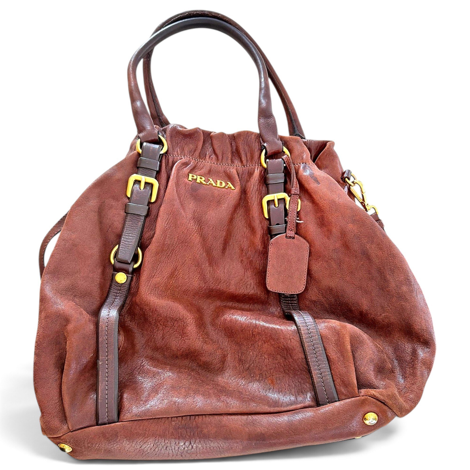 Leather handbag