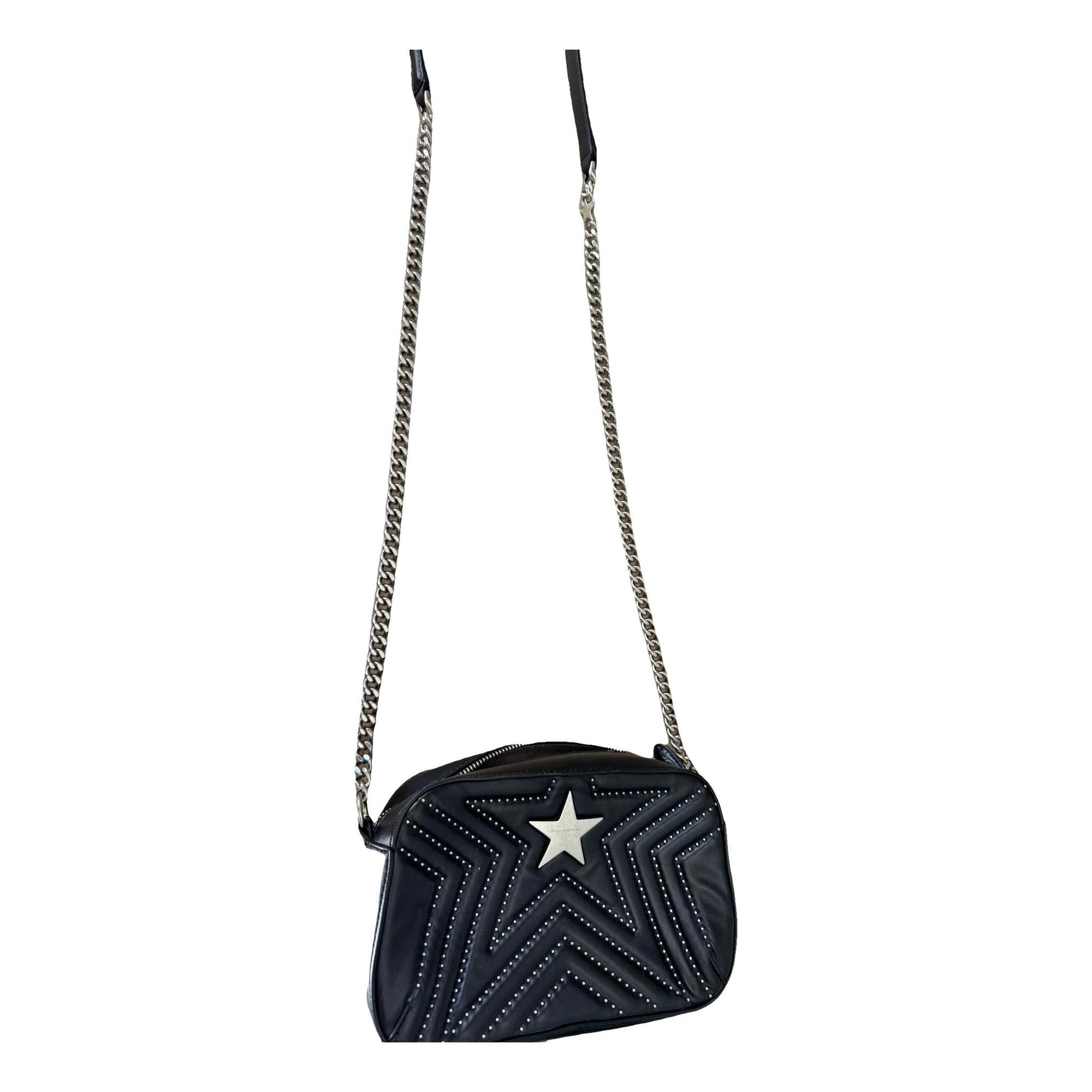 Stella Star vegan leather clutch bag