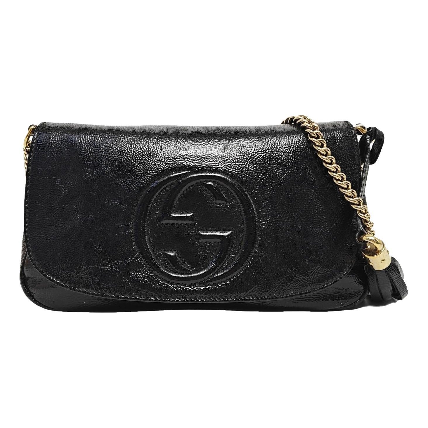 Soho patent leather handbag