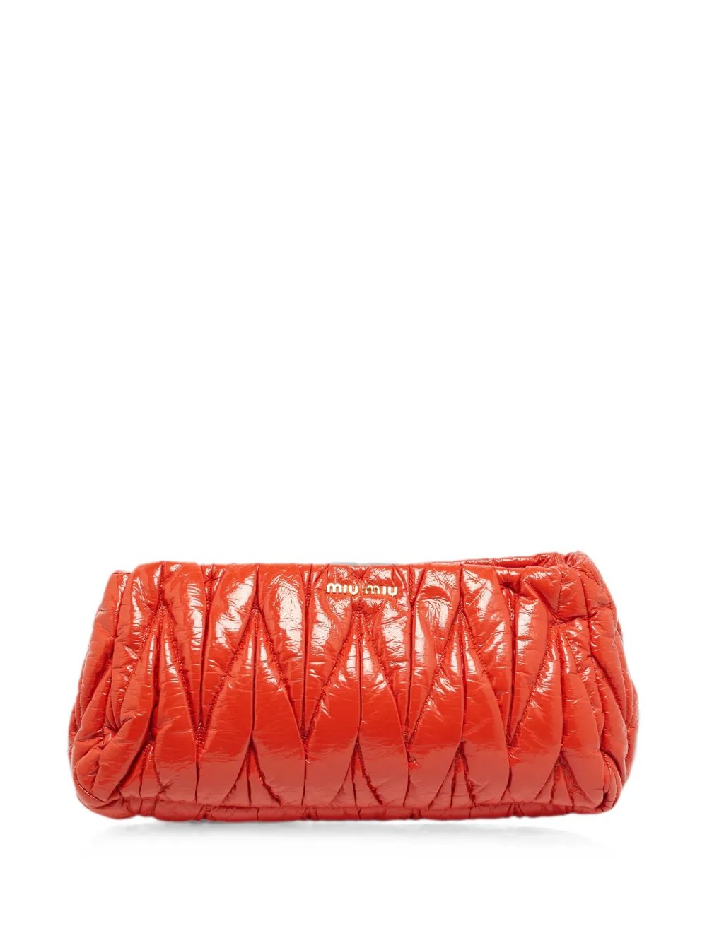 Matelassé clutch bag