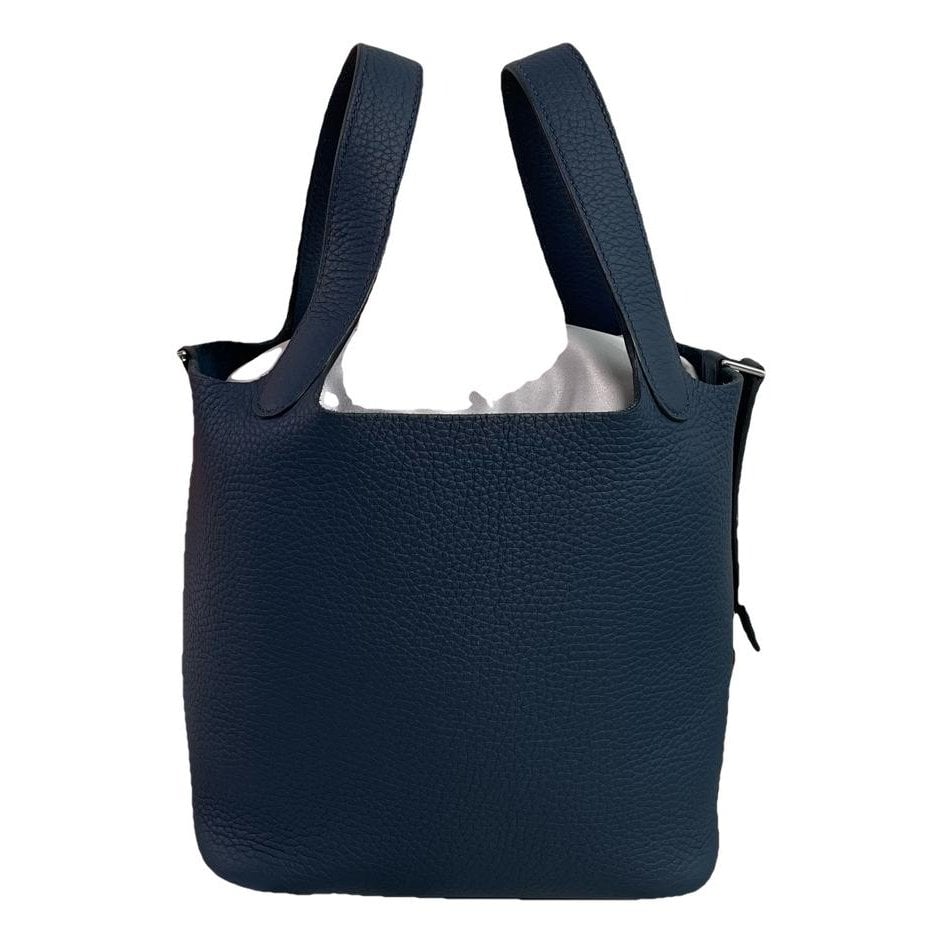 Picotin leather tote