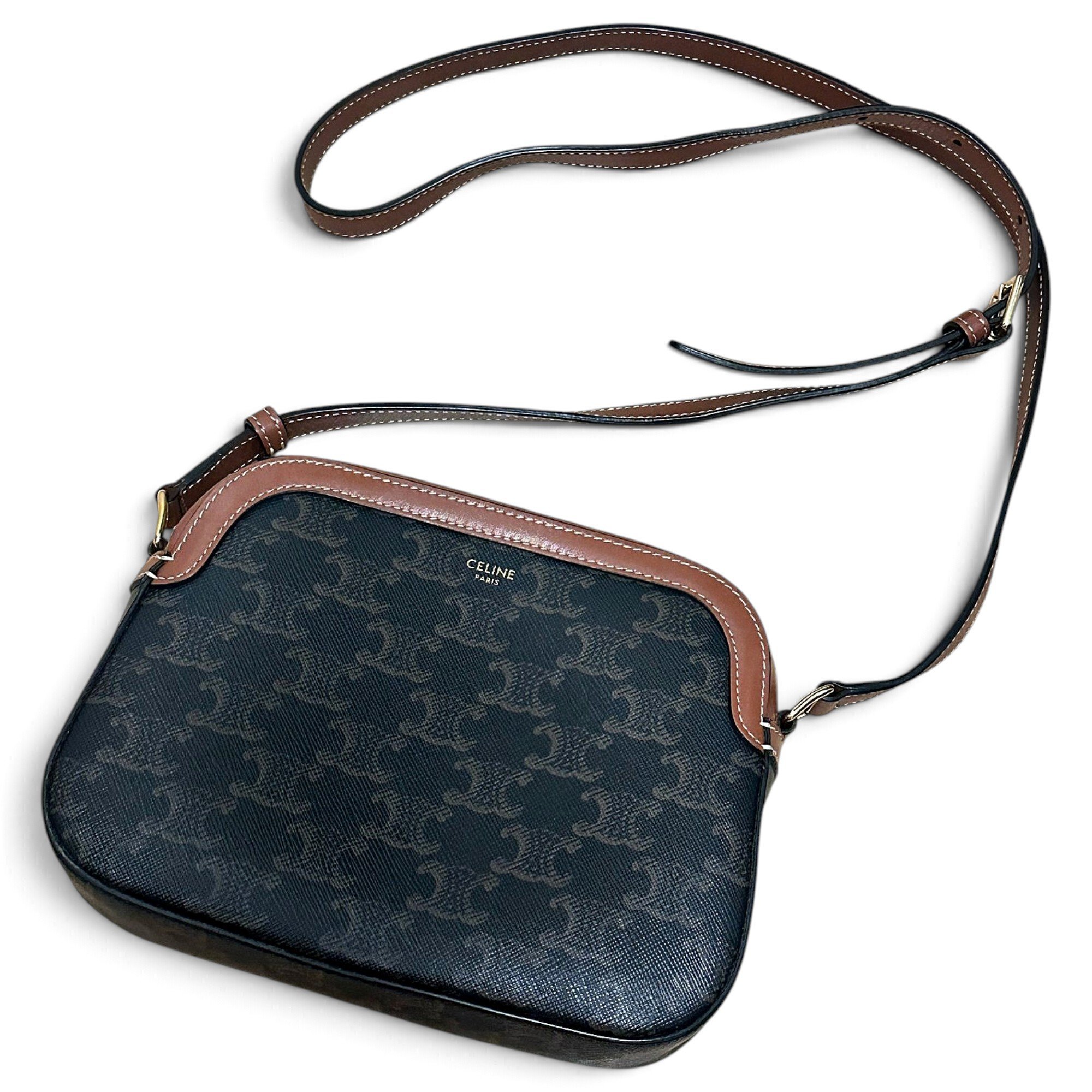 Leather crossbody bag